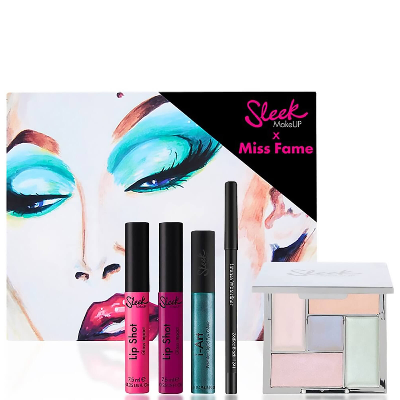 

Sleek MakeUP X Miss Fame Collection