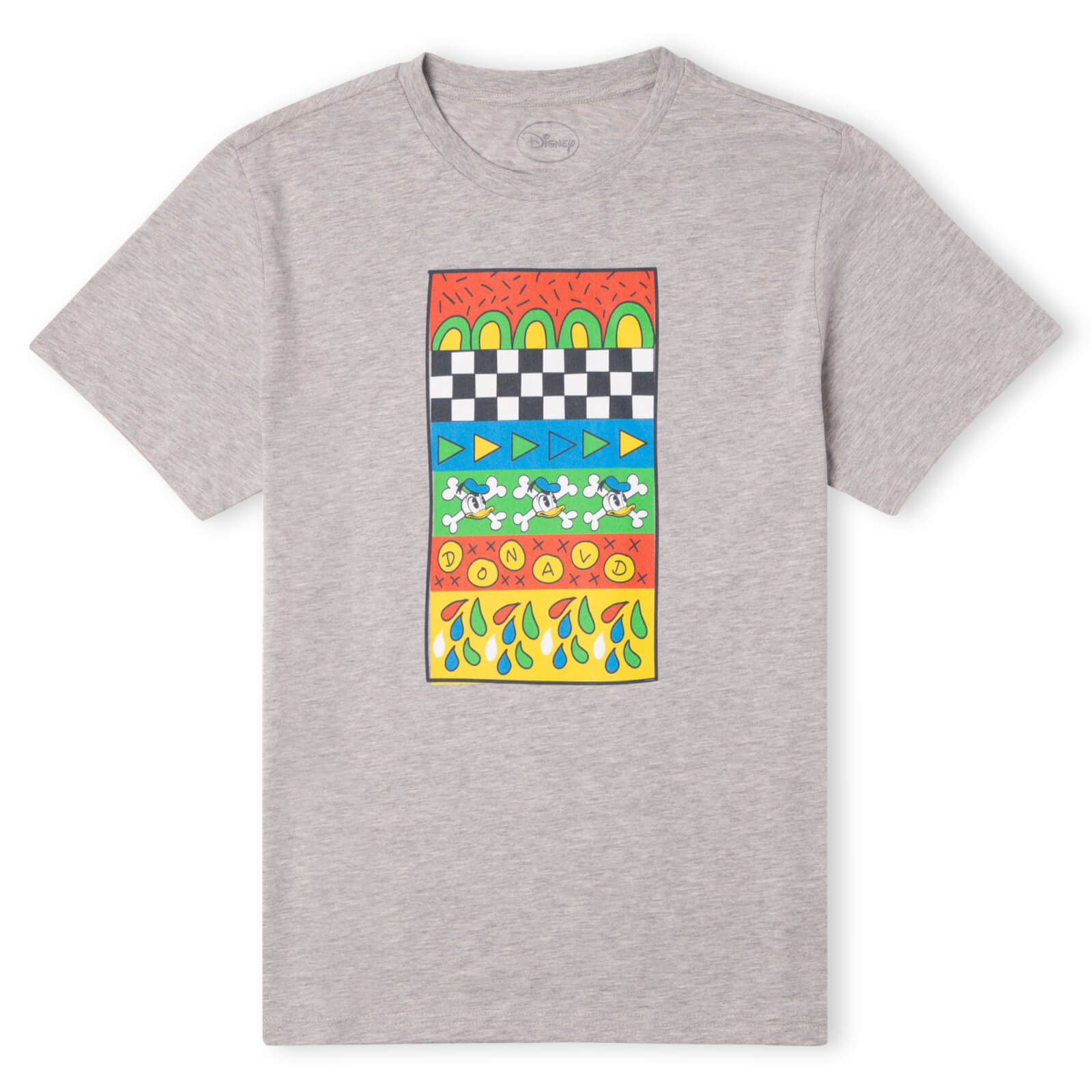 

Donald Duck Vintage Pattern Men's T-Shirt - Grey - S