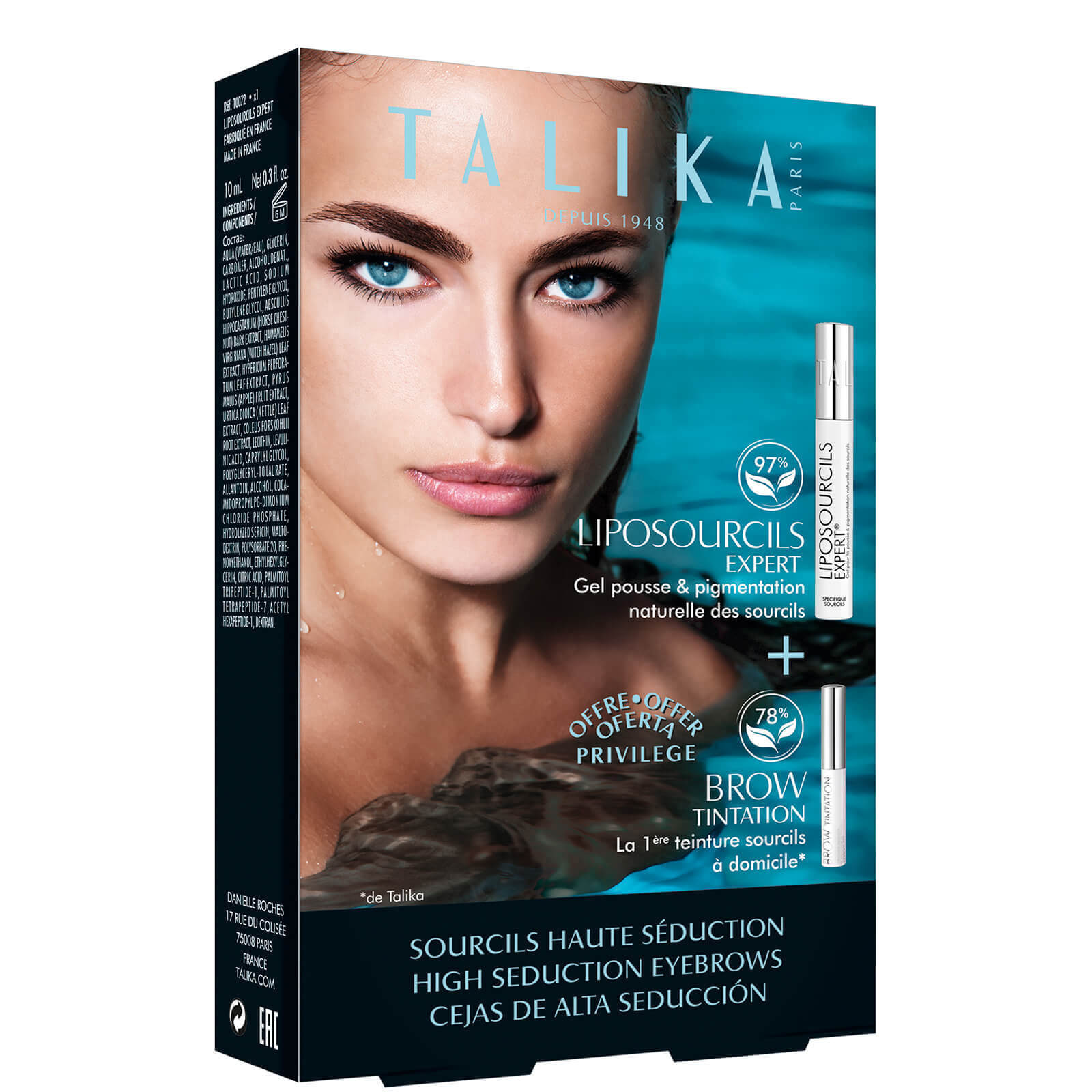 

Talika Gift Pack 2019 - High Seduction Eyebrows