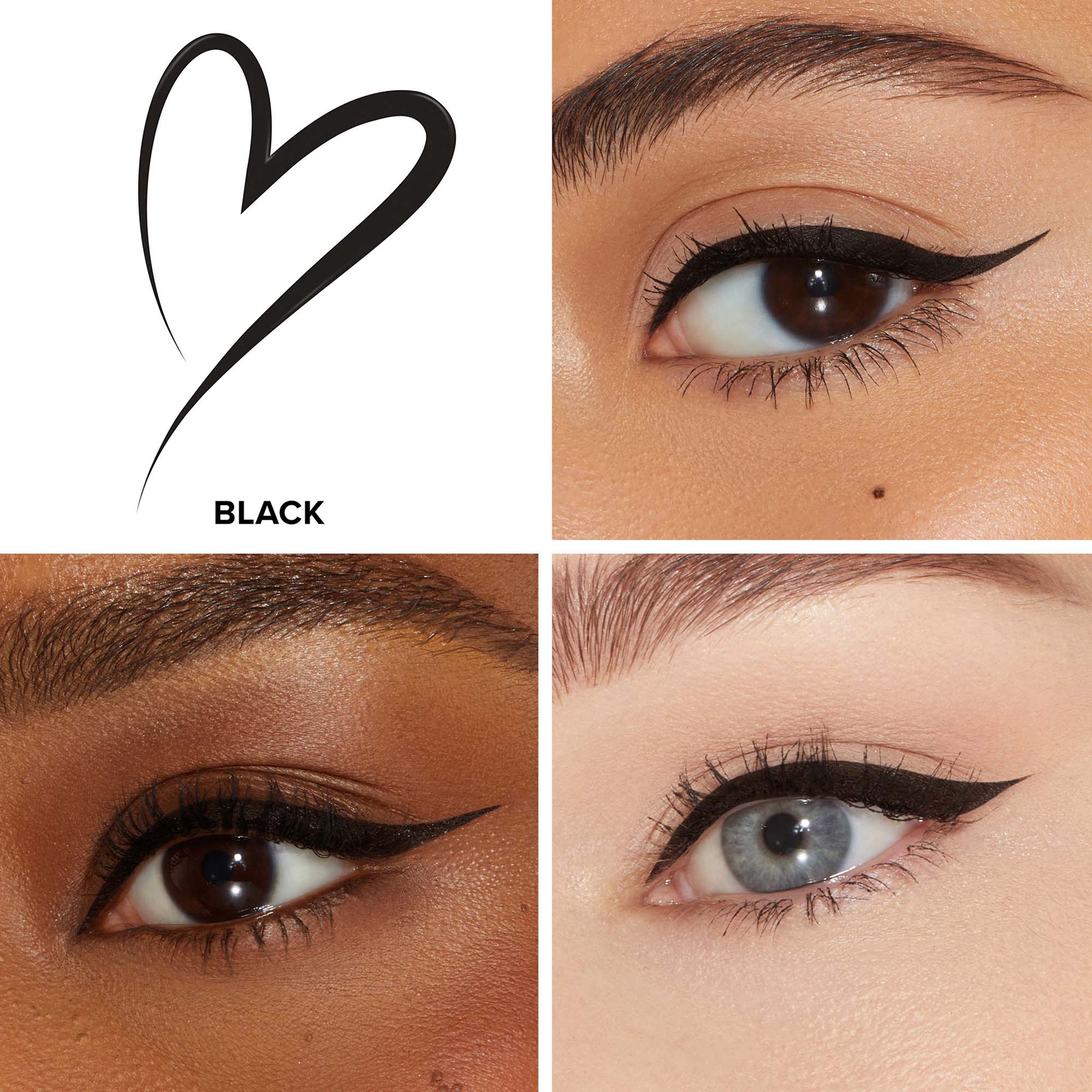 Thumbnail - Too Faced Better Than Sex Easy Glide Wasserfester flüssiger Eyeliner 0,6 ml (Verschiedene Farbtöne) - Deepest Black