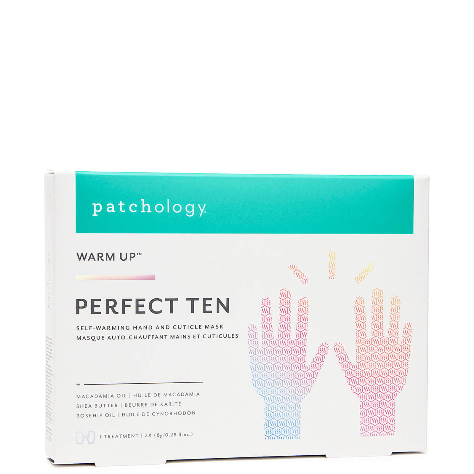 Patchology Warm Up  Perfect Ten  Self-Warming Hand & Cuticle Mask
