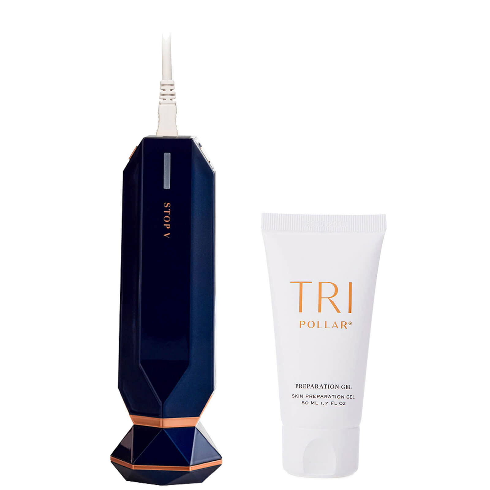 TriPollar STOP V Facial Reshaping & Rejuvenation Device- Navy