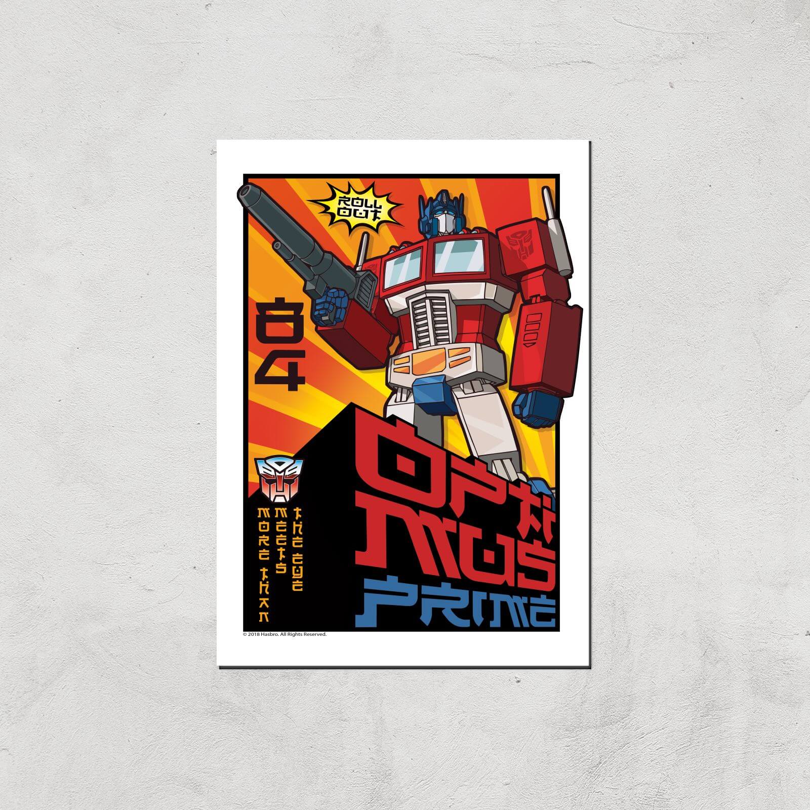 Transformers Roll Out Poster Art Print - A3 - Print Only