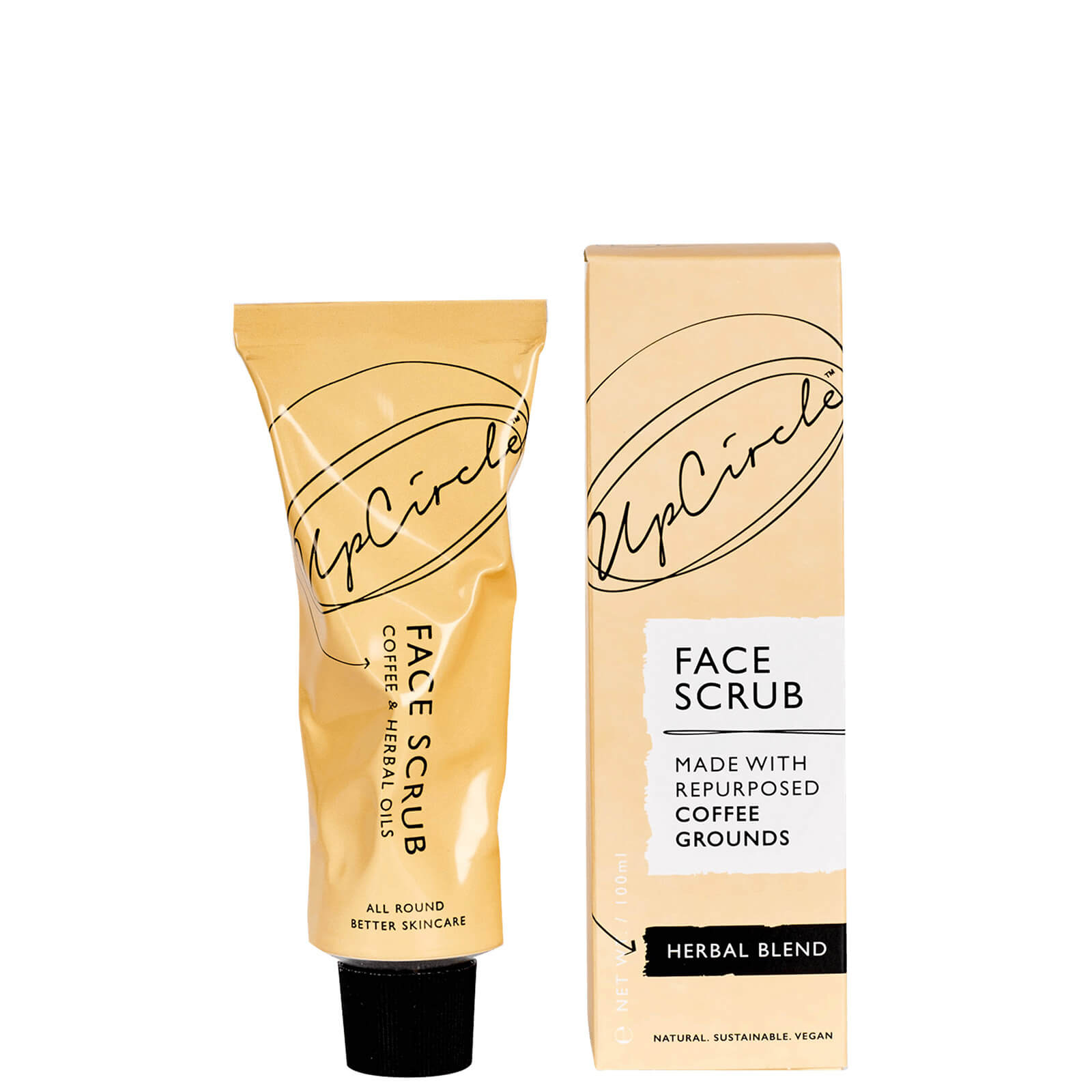 UpCircle Herbal Face Scrub with Coffee 100ml