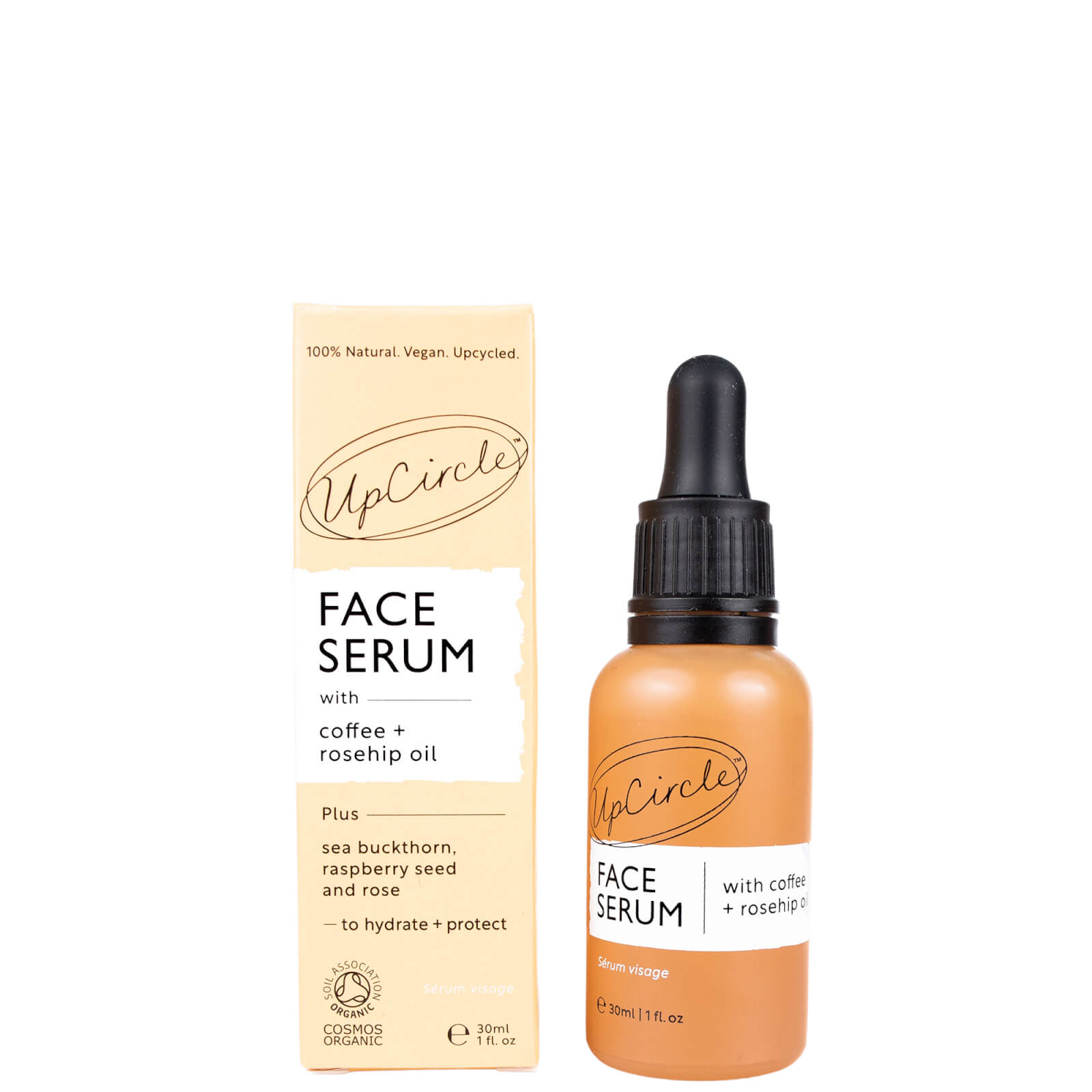 Upcircle Face Serum With Coffee 30ml In White