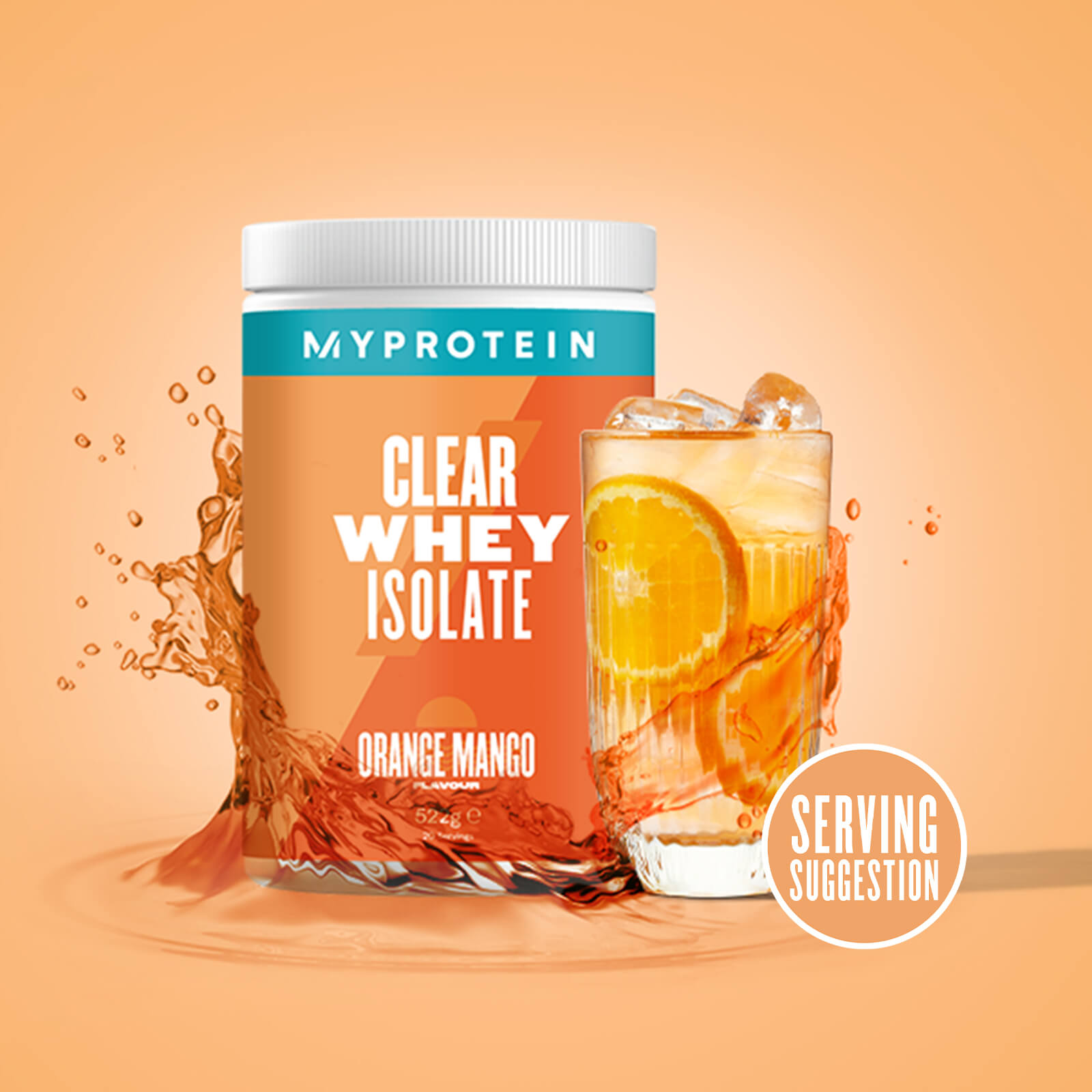 Clear Whey Isolat - 35 Servings - 910g - Orange Mango