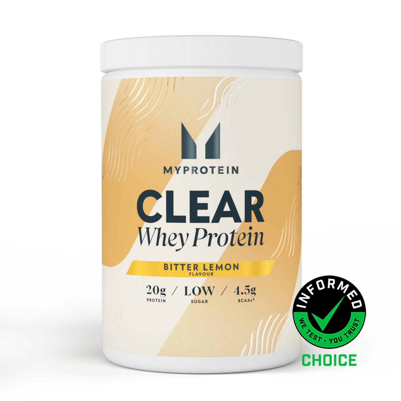 Myprotein UK MyProtein Clear Whey Protein Powder - 500g - 20servings - Bitter Lemon