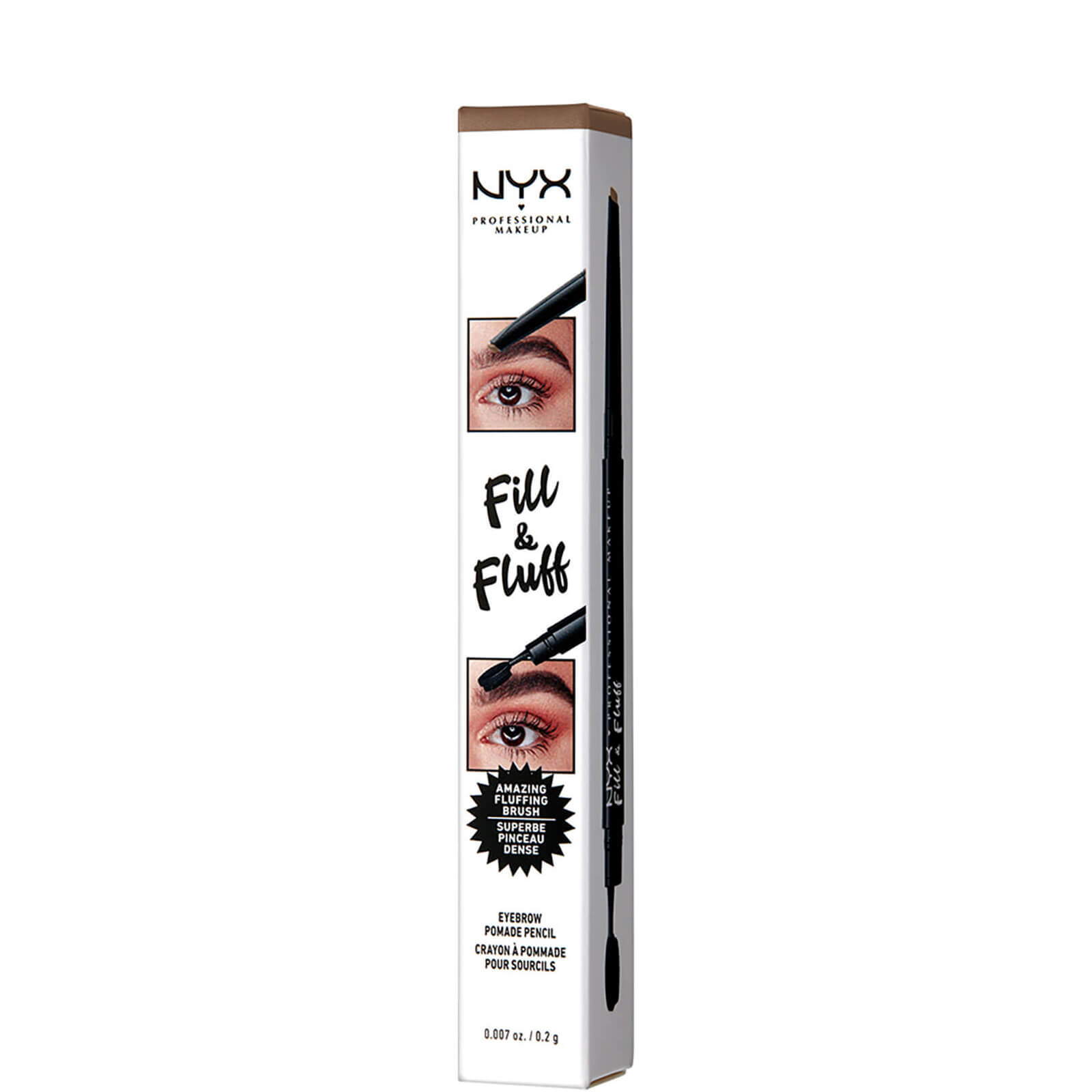Nyx Professional Makeup Nyx 填充涂绘眉笔 0.2g | 多色可选 - Taupe