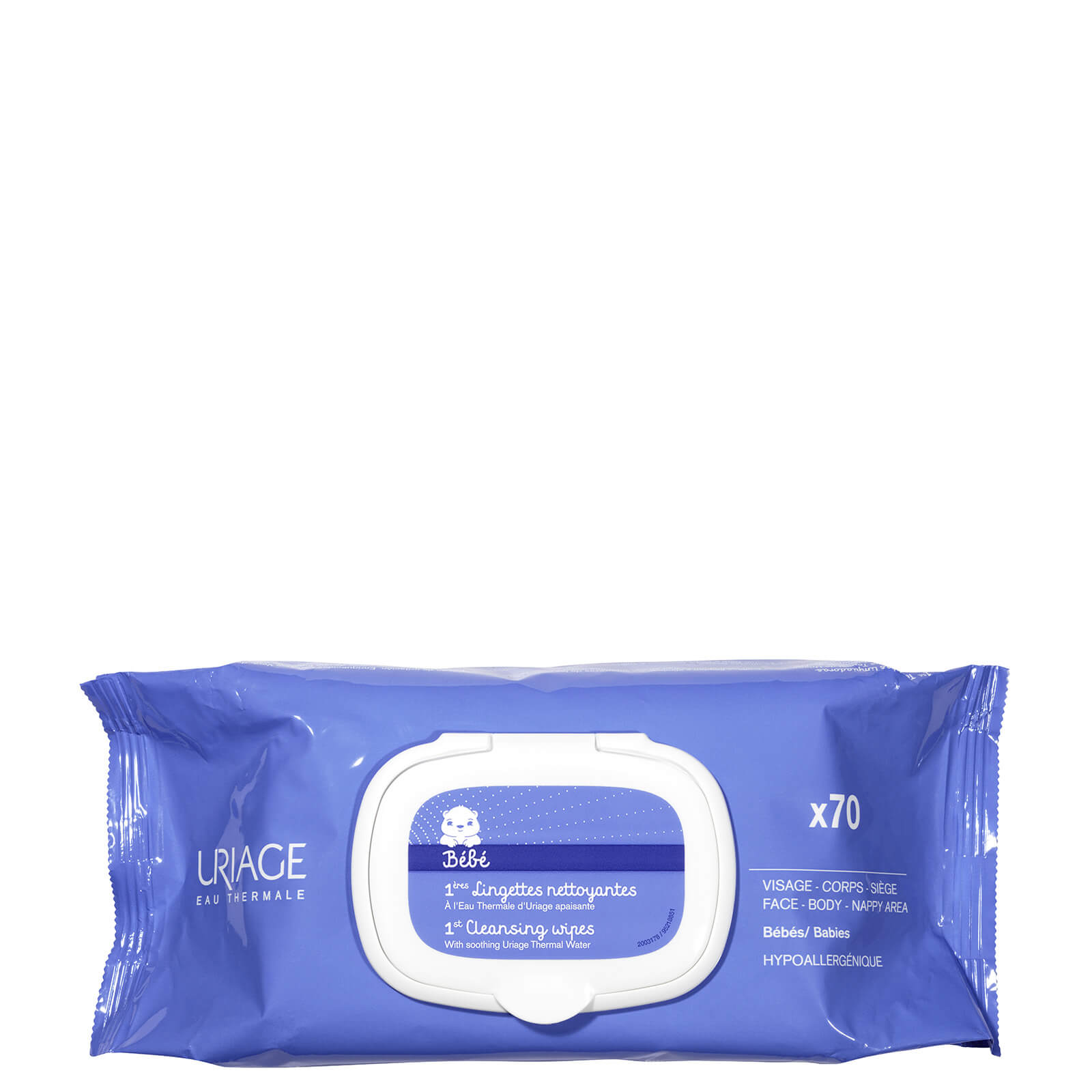 Uriage Baby 1st Cleansing Wipes x70 lookfantastic.com imagine