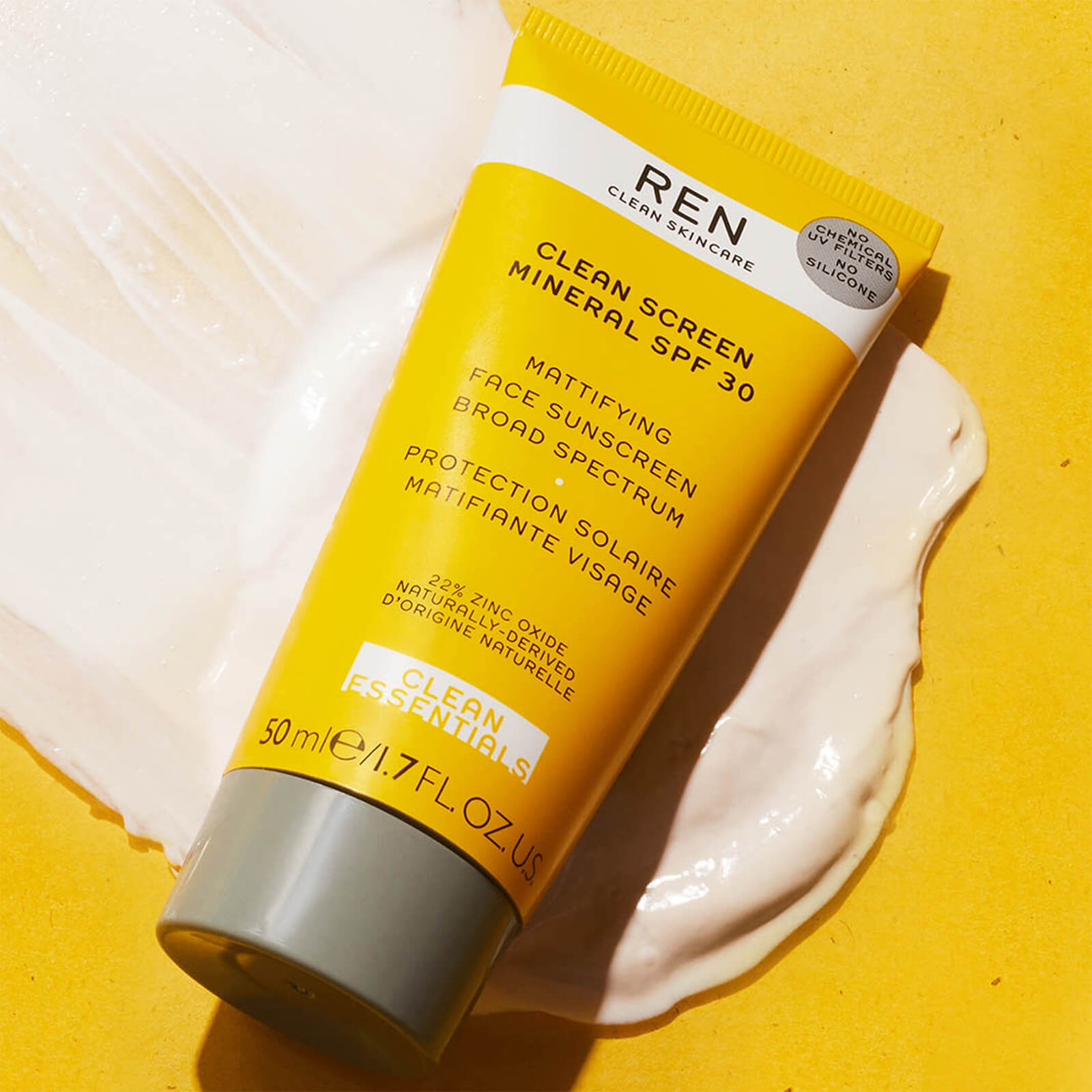 REN Clean Skincare Clean Screen Mineral Sun Cream SPF 30, 50ml
