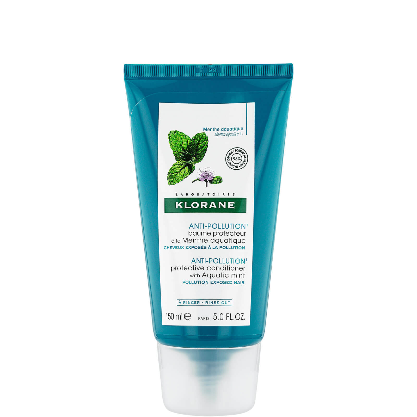 

KLORANE Detox Conditioner with Organic Aquatic Mint for Pollution-Exposed Hair 150ml