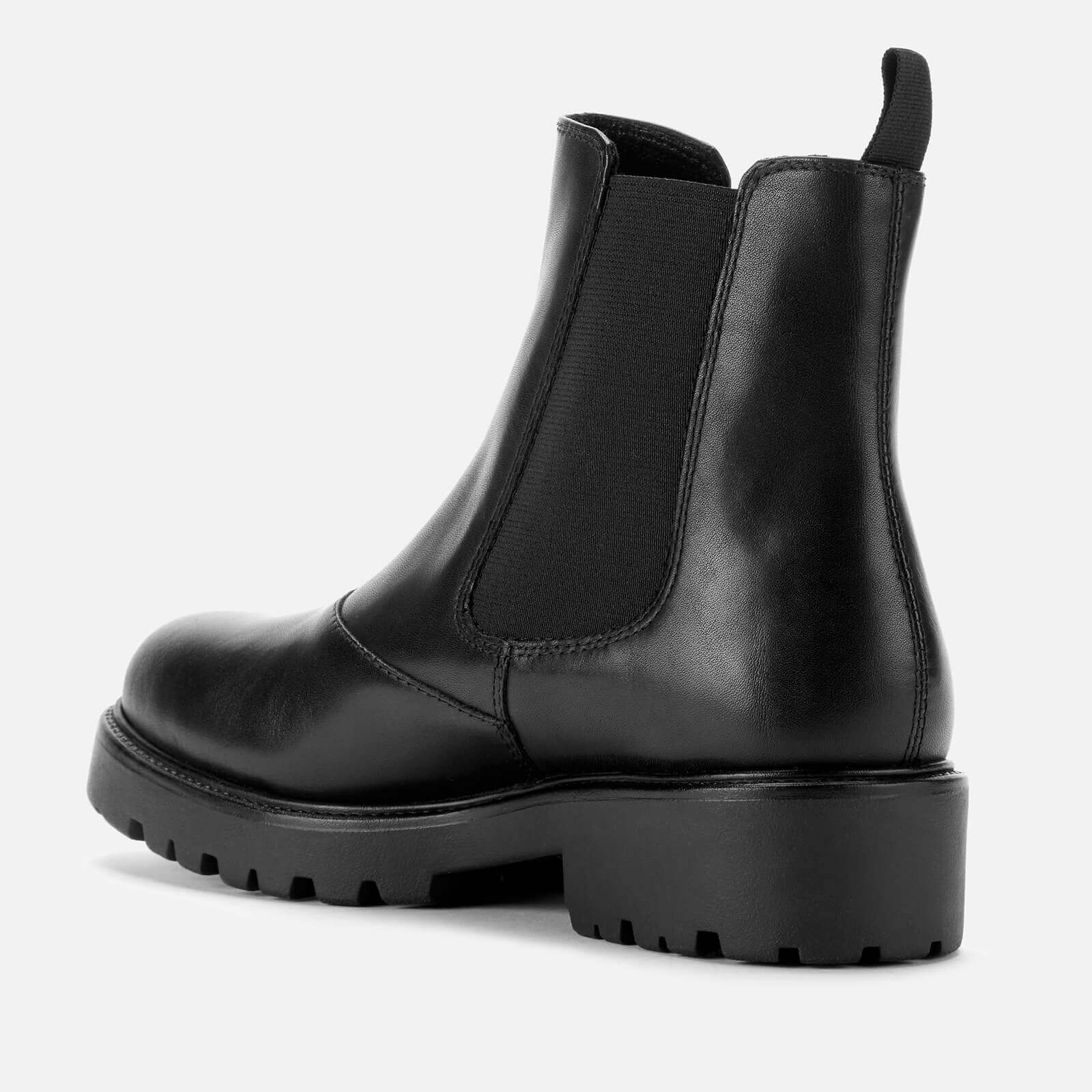 Vagabond Women's Kenova Leather Chunky Chelsea Boots - Black - Uk 6