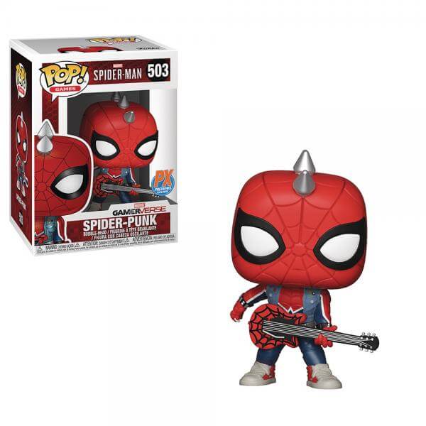En Oferta Px Previews Exc Spider-Man Video Game Spider-Punk Funko Pop! Vinyl