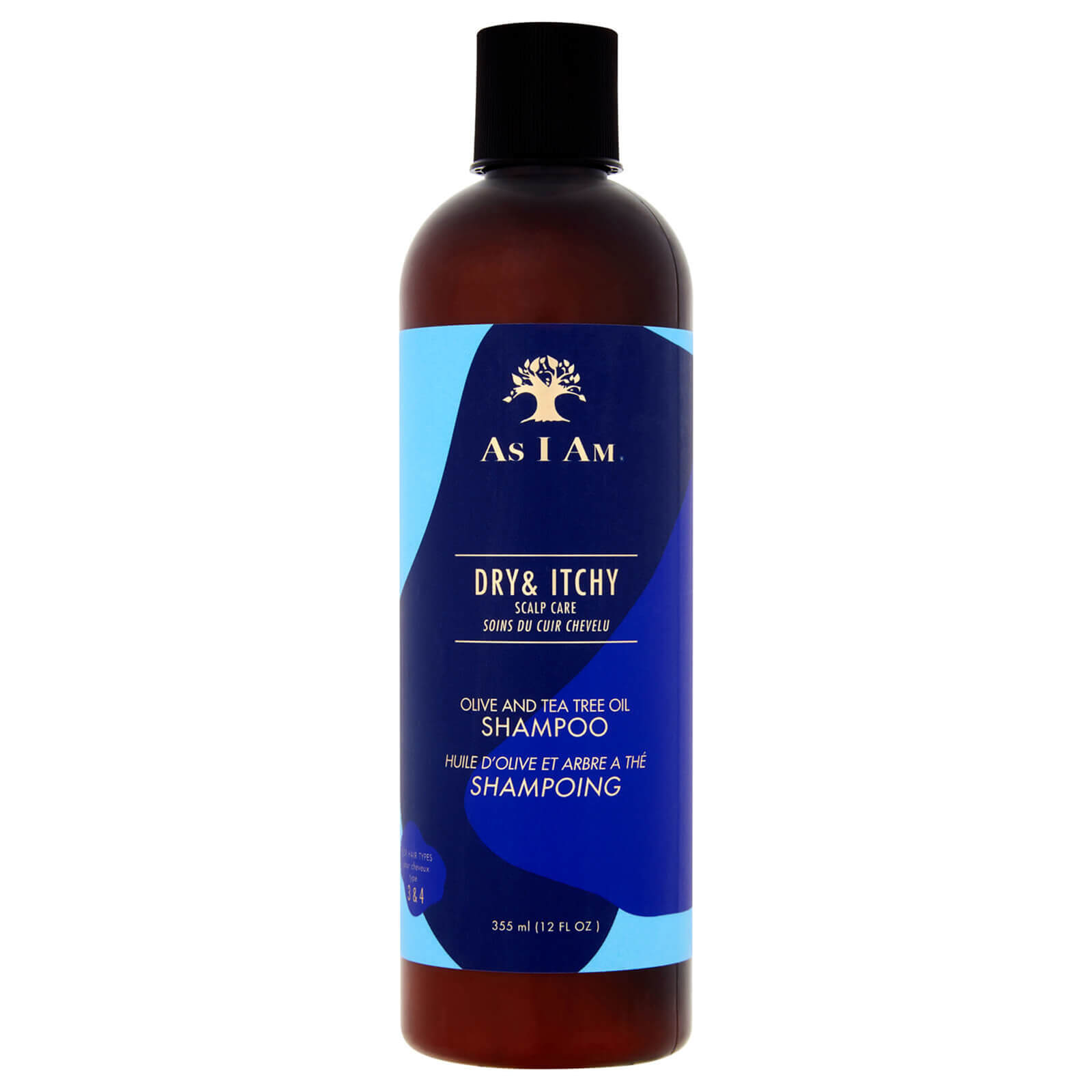 Photos - Hair Product As I Am Dry and Itchy Scalp Care Olive and Tea Tree Oil Shampoo 355ml 5015
