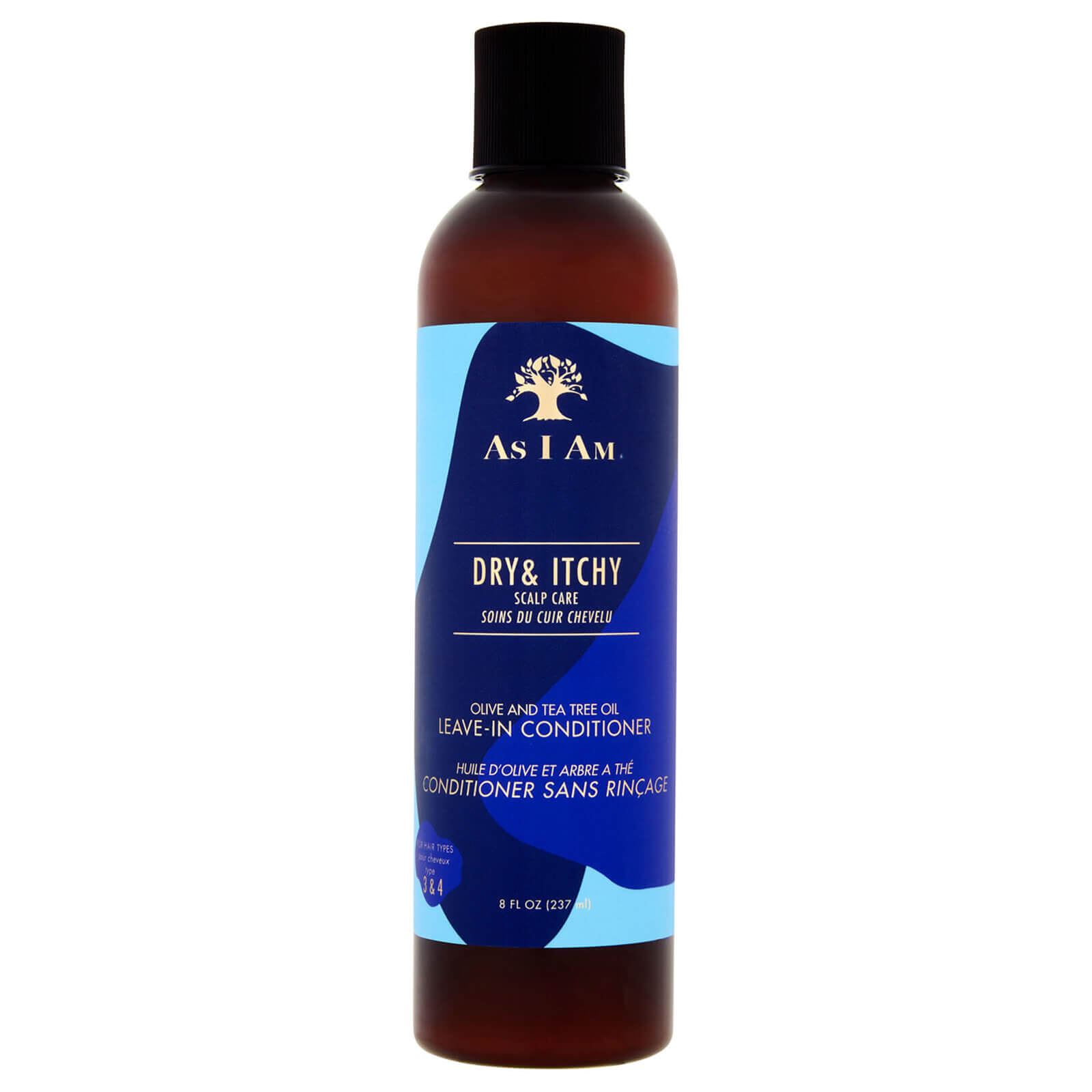 Image of As I Am Dry and Itchy Scalp Care Olive and Tea Tree Oil Leave in Balsamo 237ml