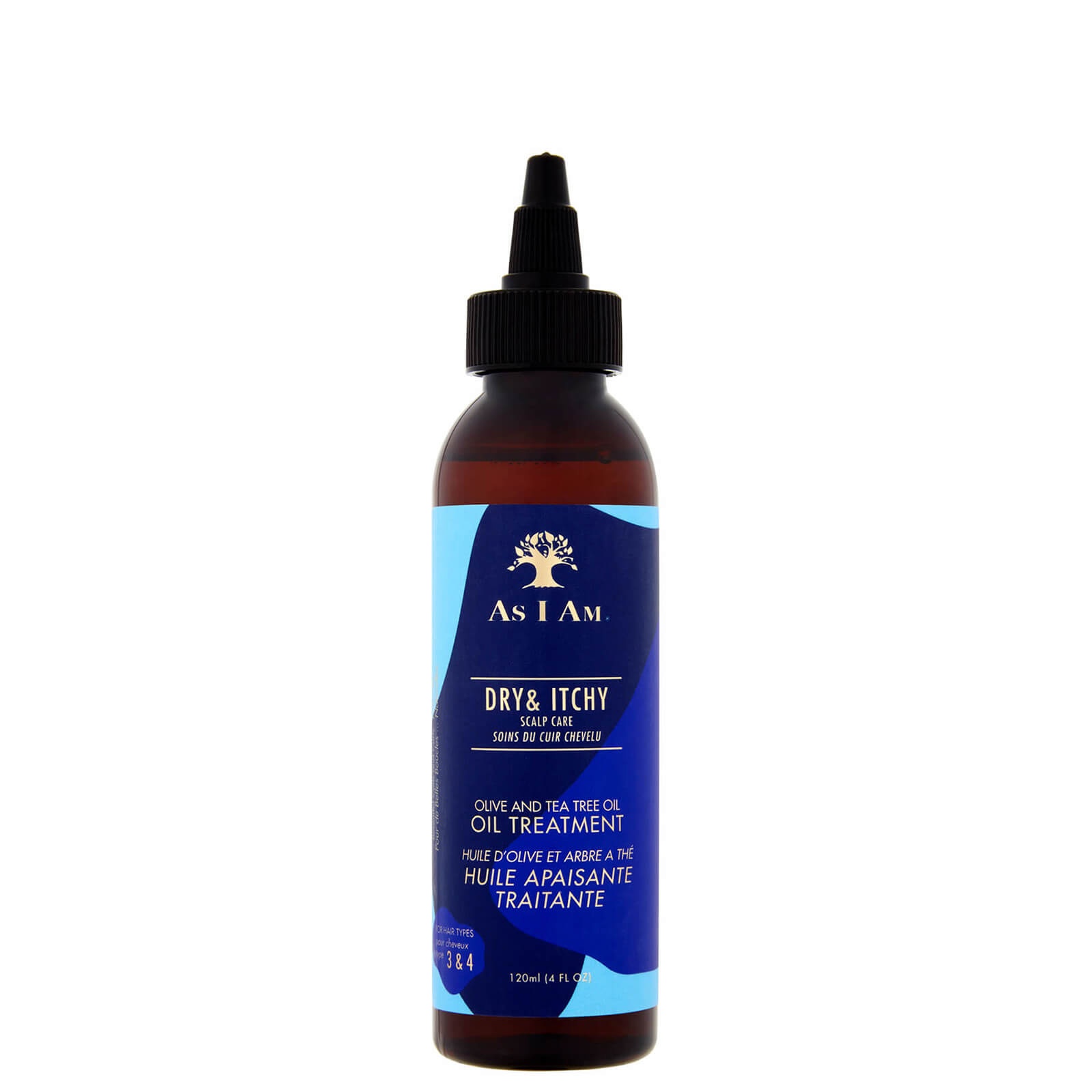 Image of As I Am Dry and Itchy Scalp Care Olive and Tea Tree Oil Treatment 120ml