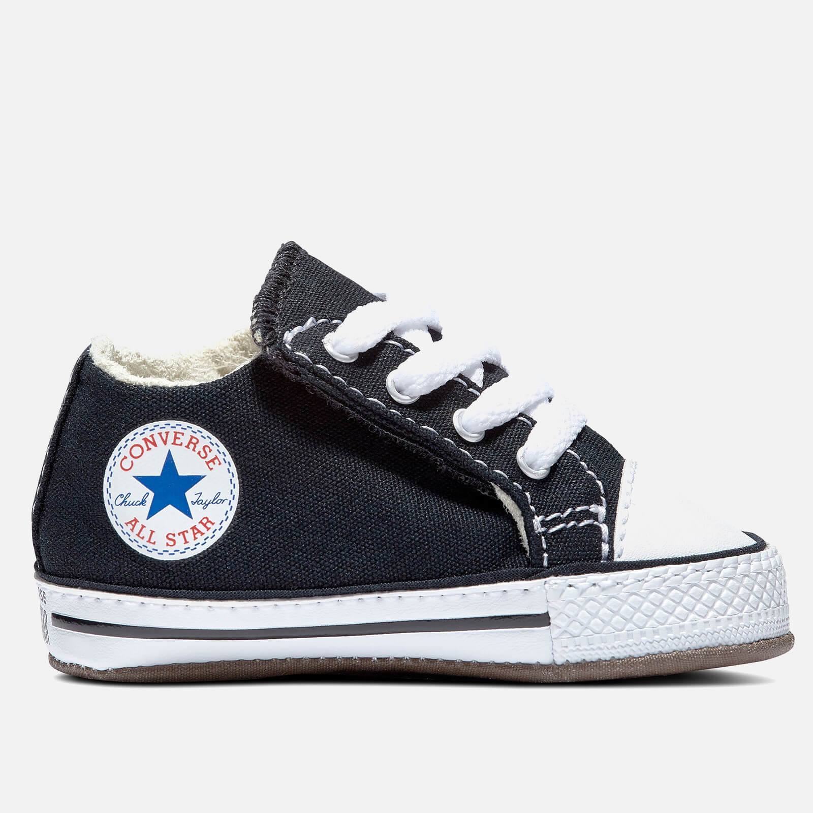 Converse Babys' Chuck Taylor All Star Cribster Soft Trainers - Black - UK 1 Baby - Black