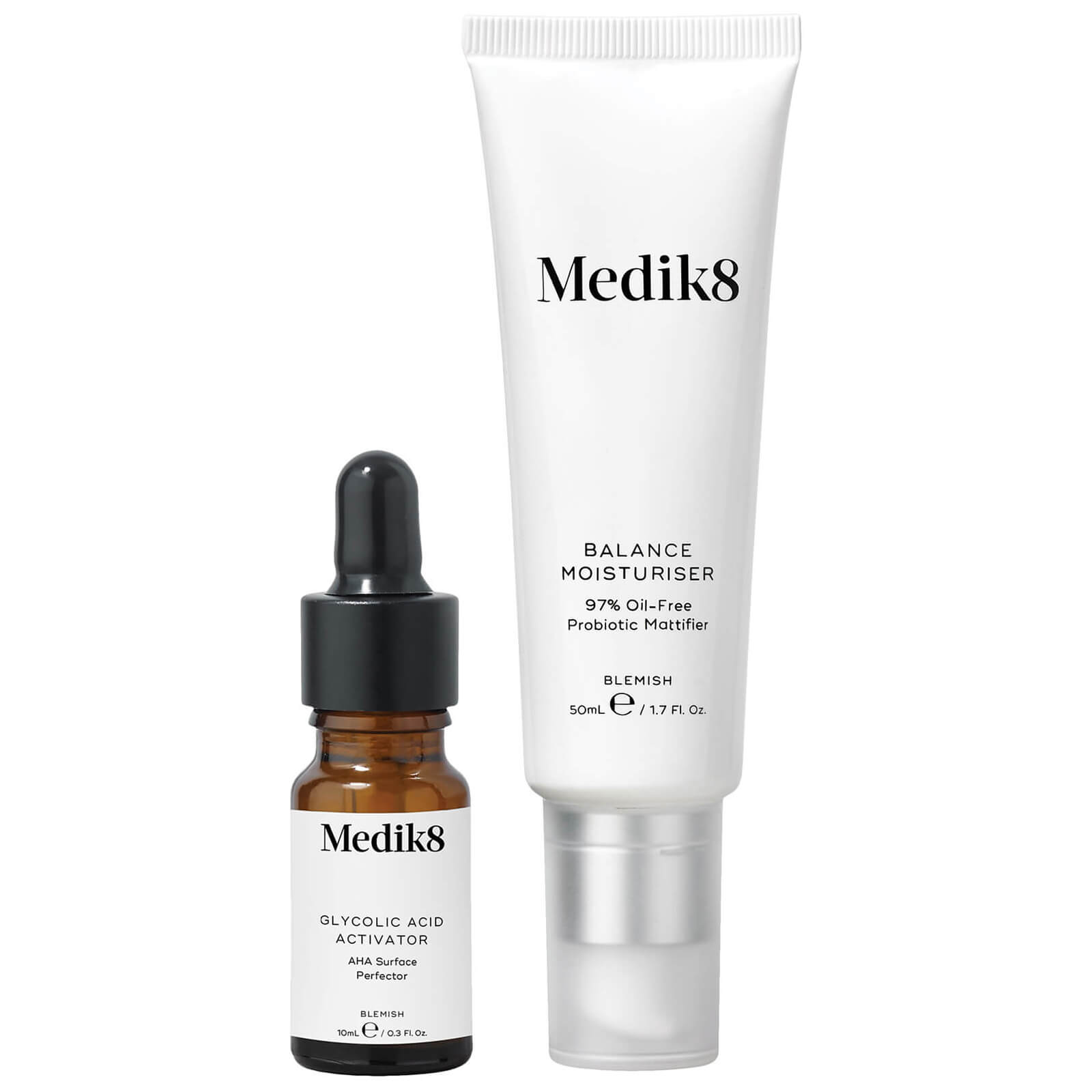 

Medik8 Balance Moisturiser and Glycolic Acid Activator Duo