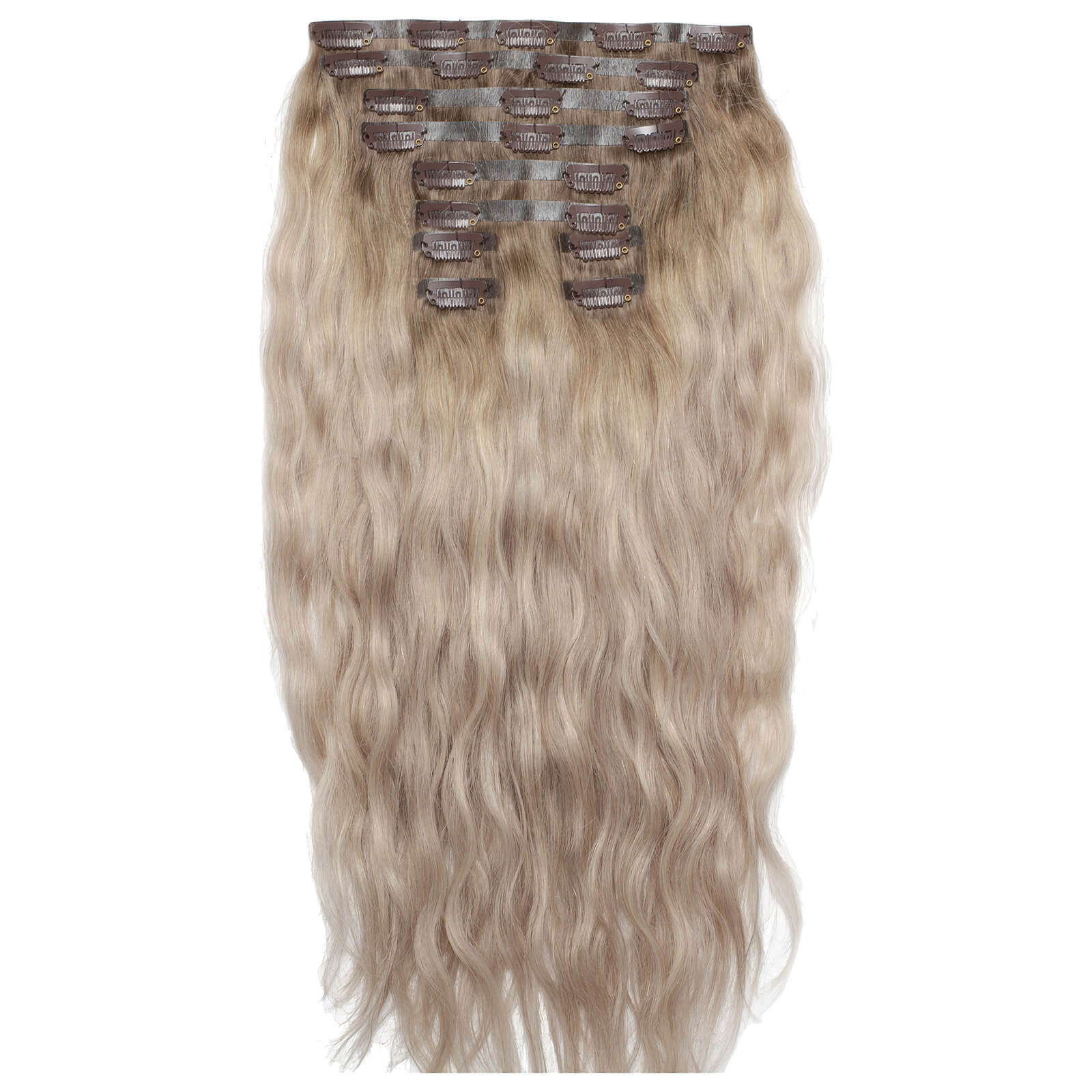 

Beauty Works 18 Inch Beach Wave Double Hair Extension Set (Various Shades) - Scandinavian Blonde