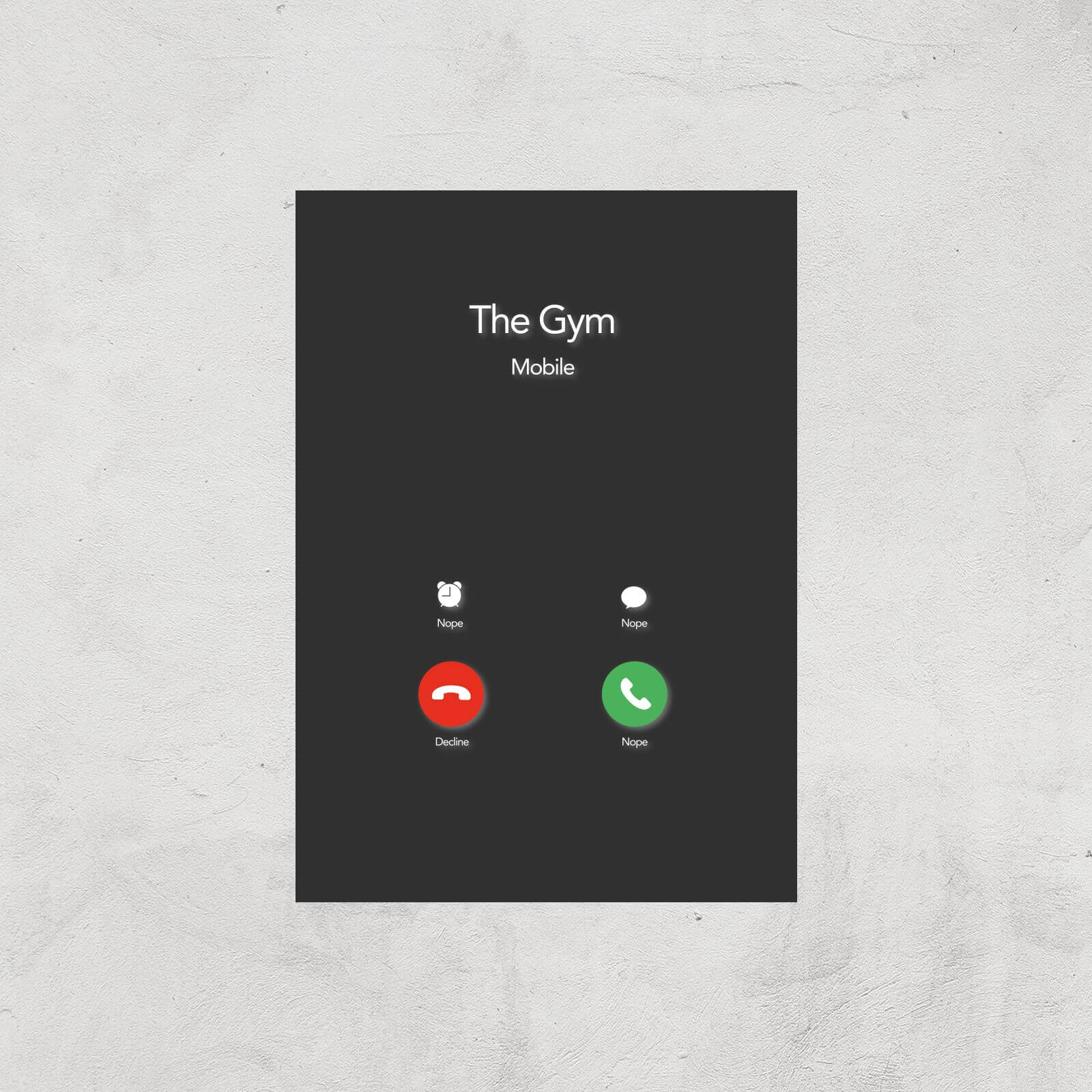 Gym Calling Art Print - A3 - Print Only