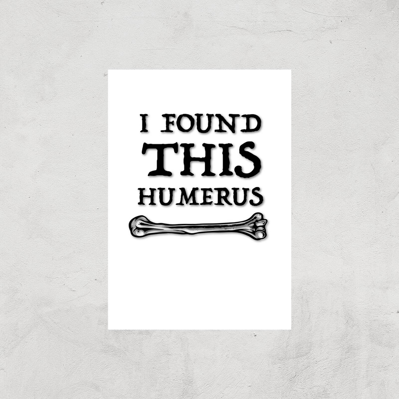 I Found This Humurus Art Print - A3 - Print Only