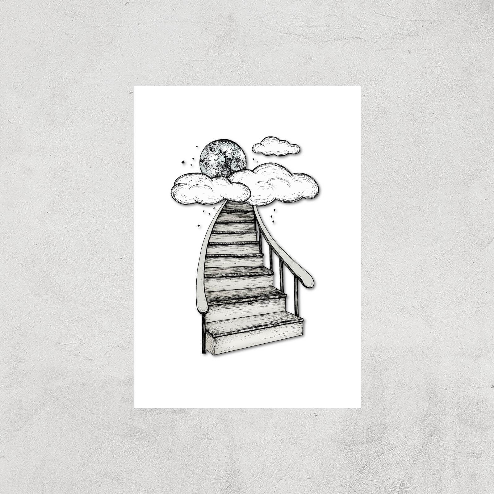 To The Moon And Back Art Print - A3 - Print Only