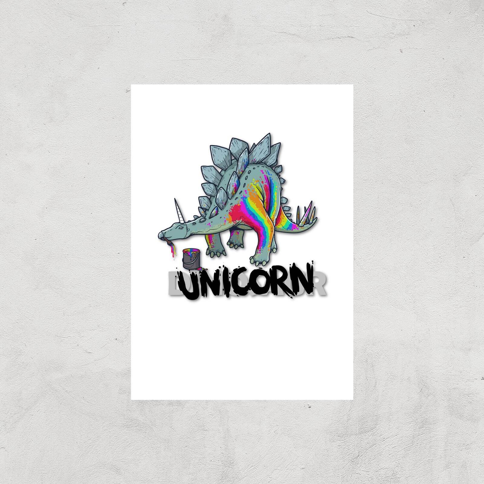 DinoUnicorn Art Print - A3 - Print Only