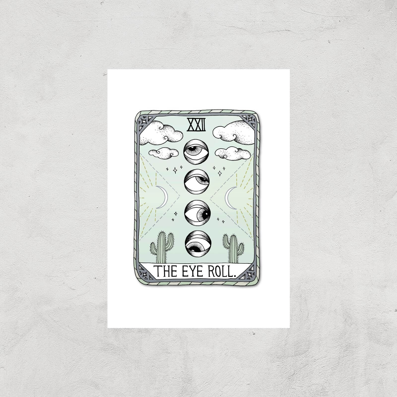 The Eyeroll Art Print - A3 - Print Only