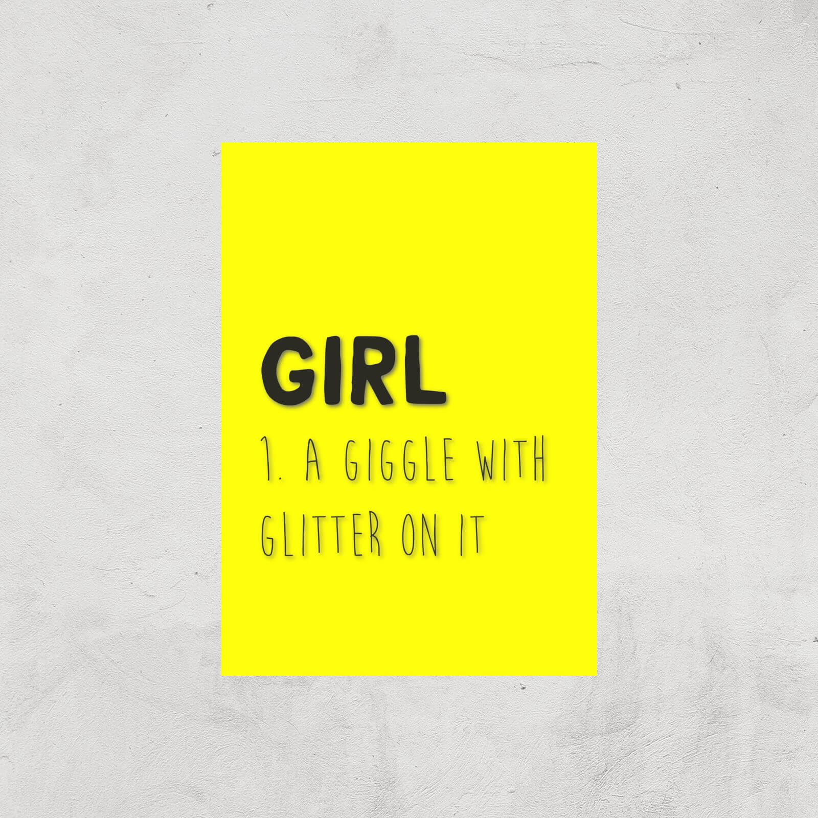 Girl Definition Art Print - A4 - Print Only