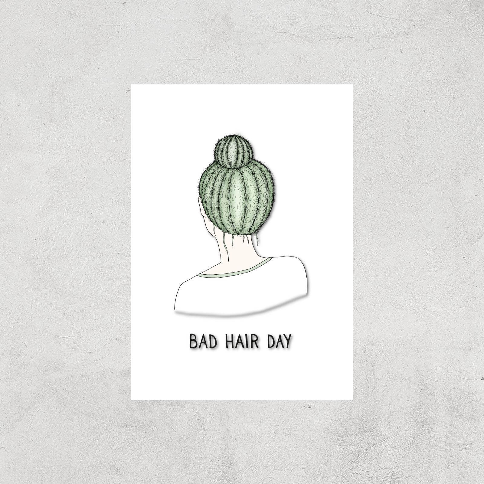 Bad Hair Day Art Print - A3 - Print Only