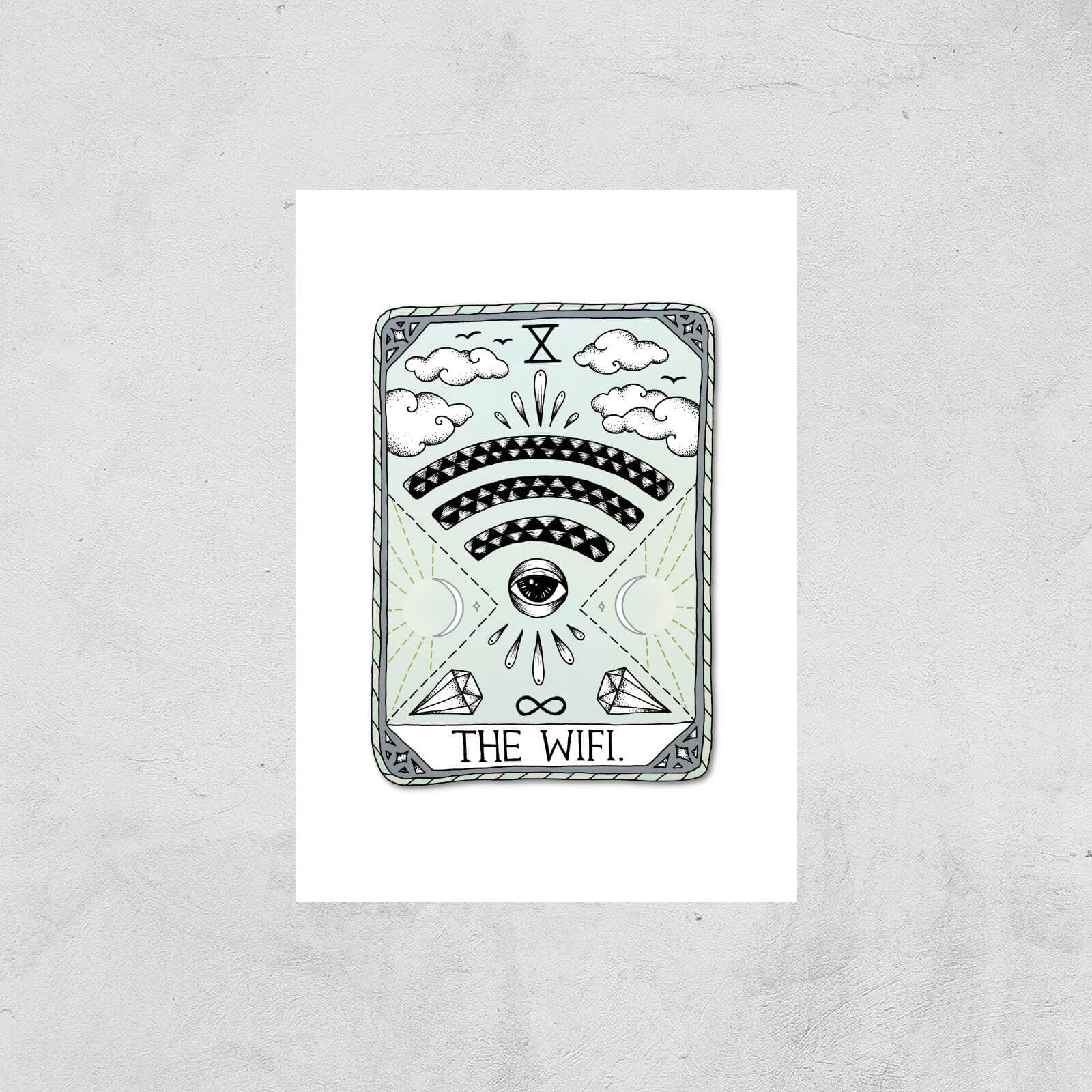 The Wifi Art Print - A4 - Print Only