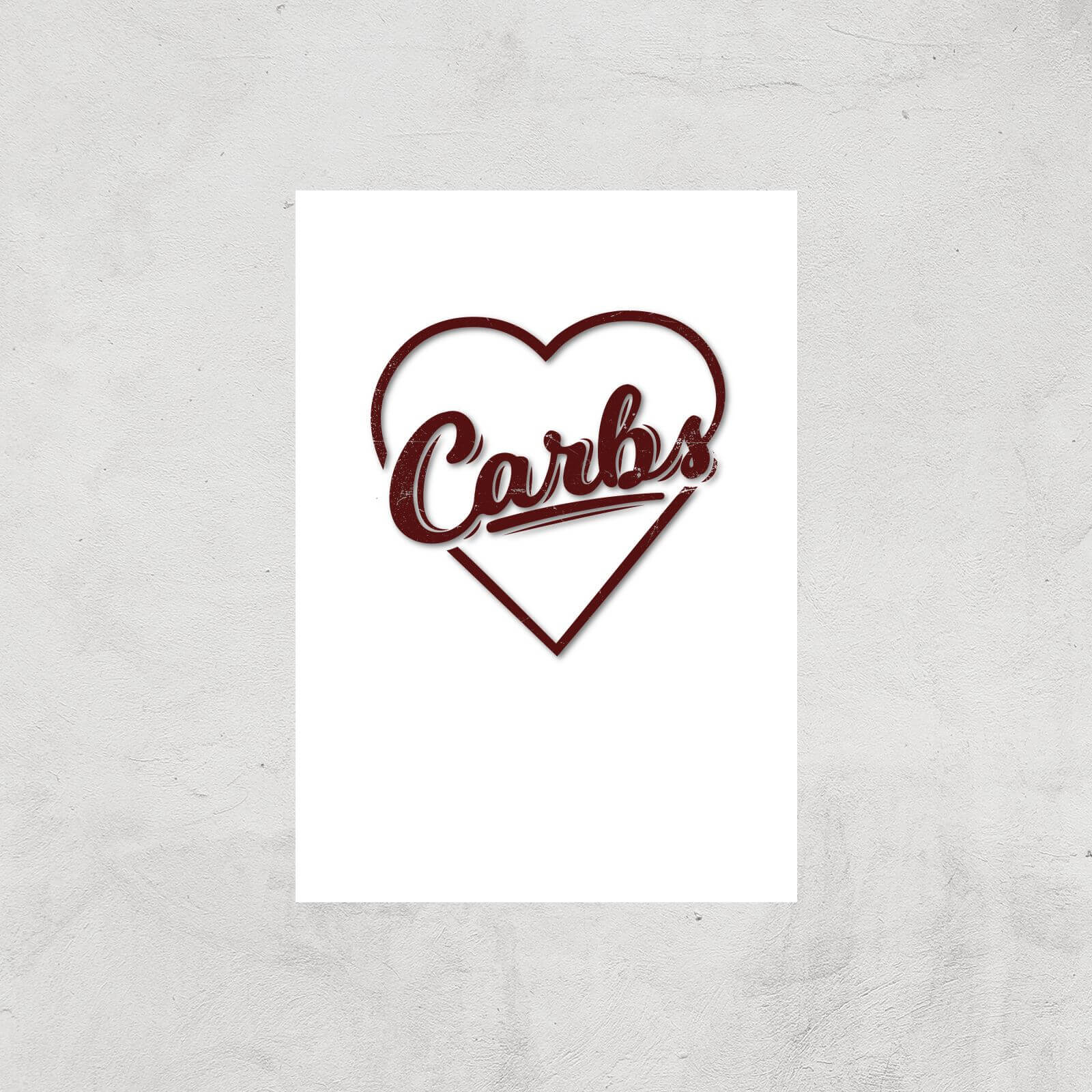 Love Carbs Art Print - A4 - Print Only