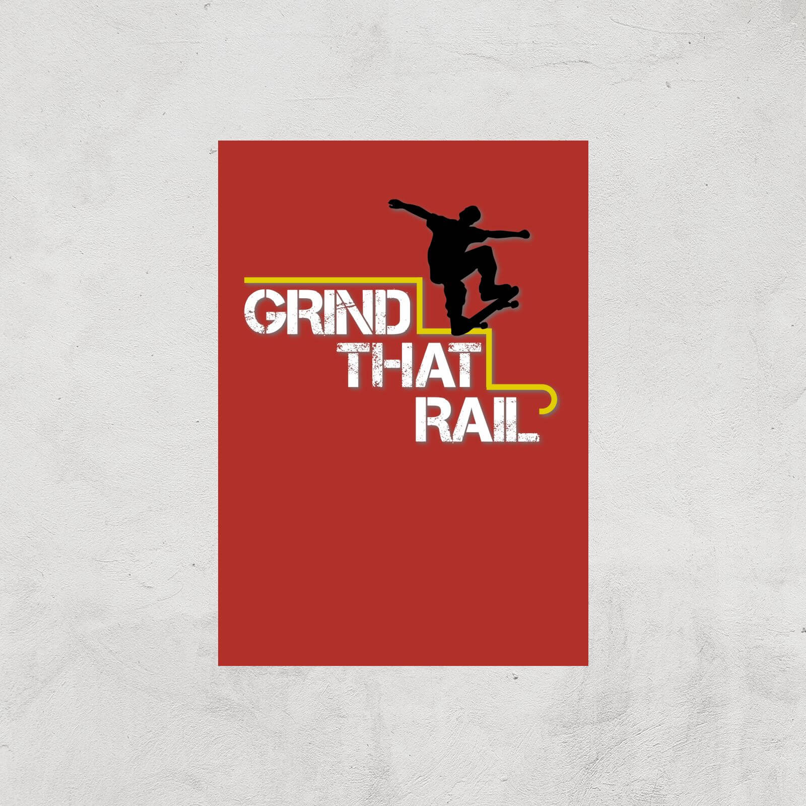 Grind That Rail Art Print - A4 - Print Only