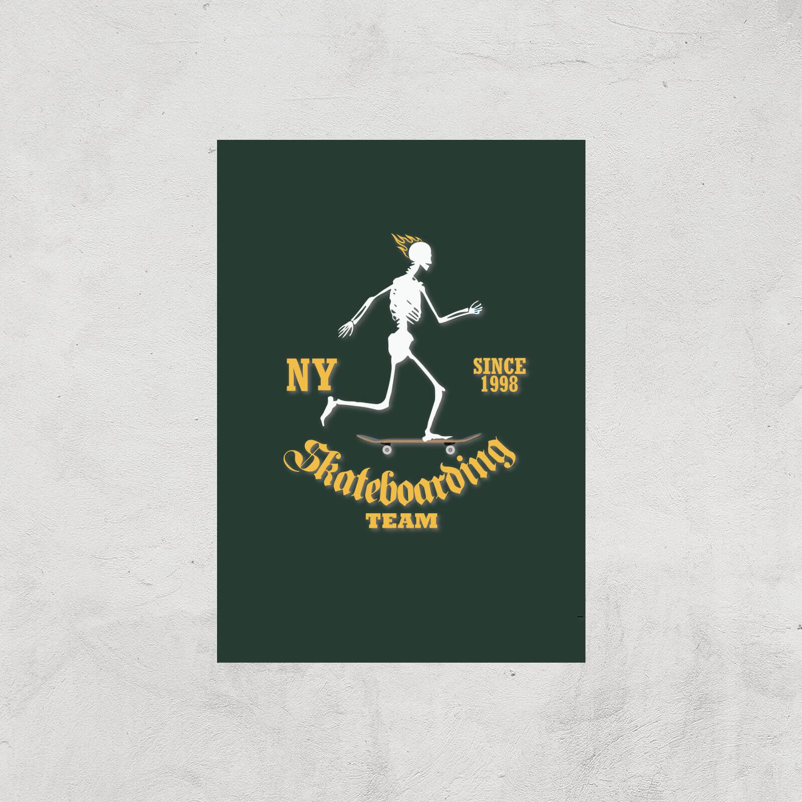 Skateboarding Team Art Print - A4 - Print Only