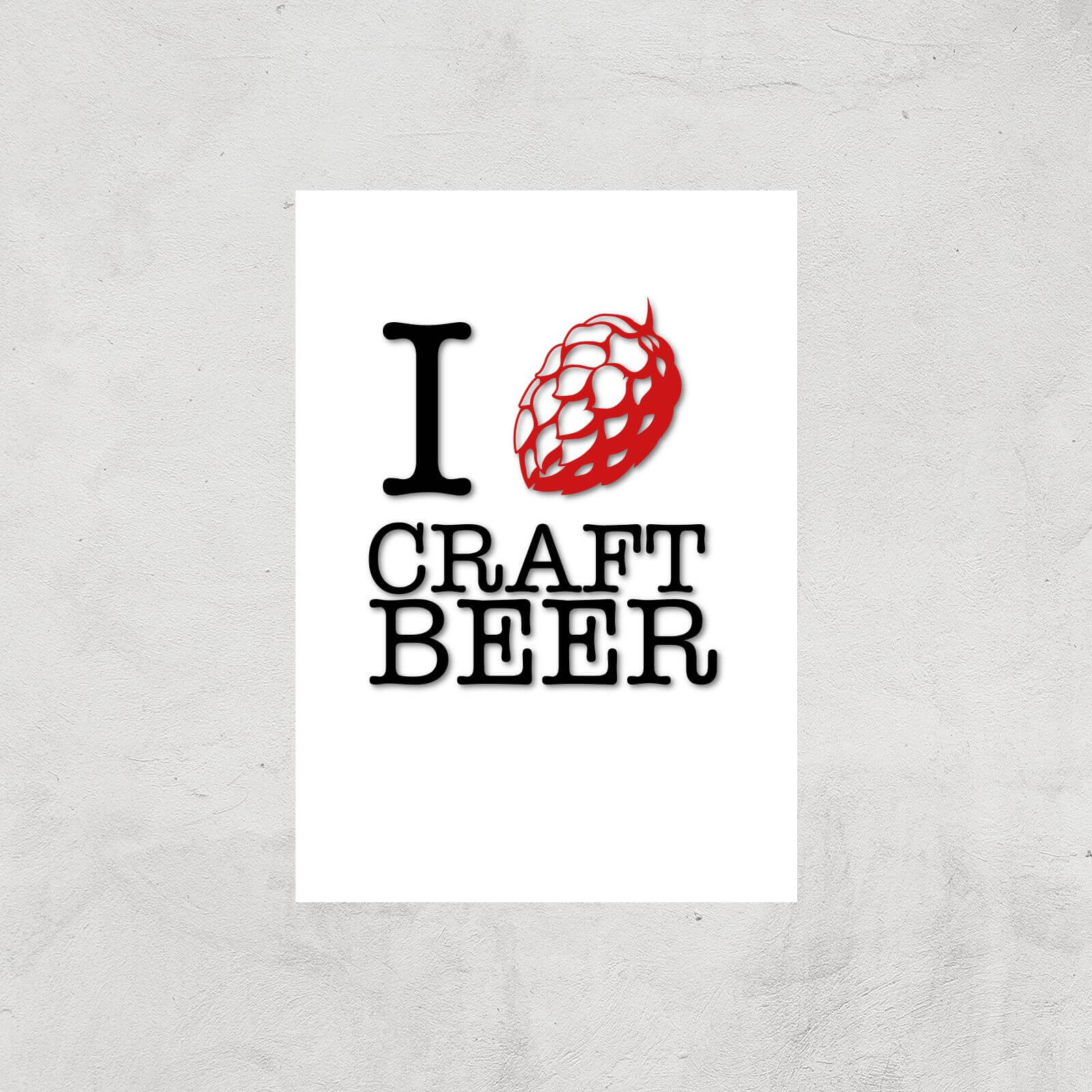 I Hop Craft Beer Art Print - A4 - Print Only
