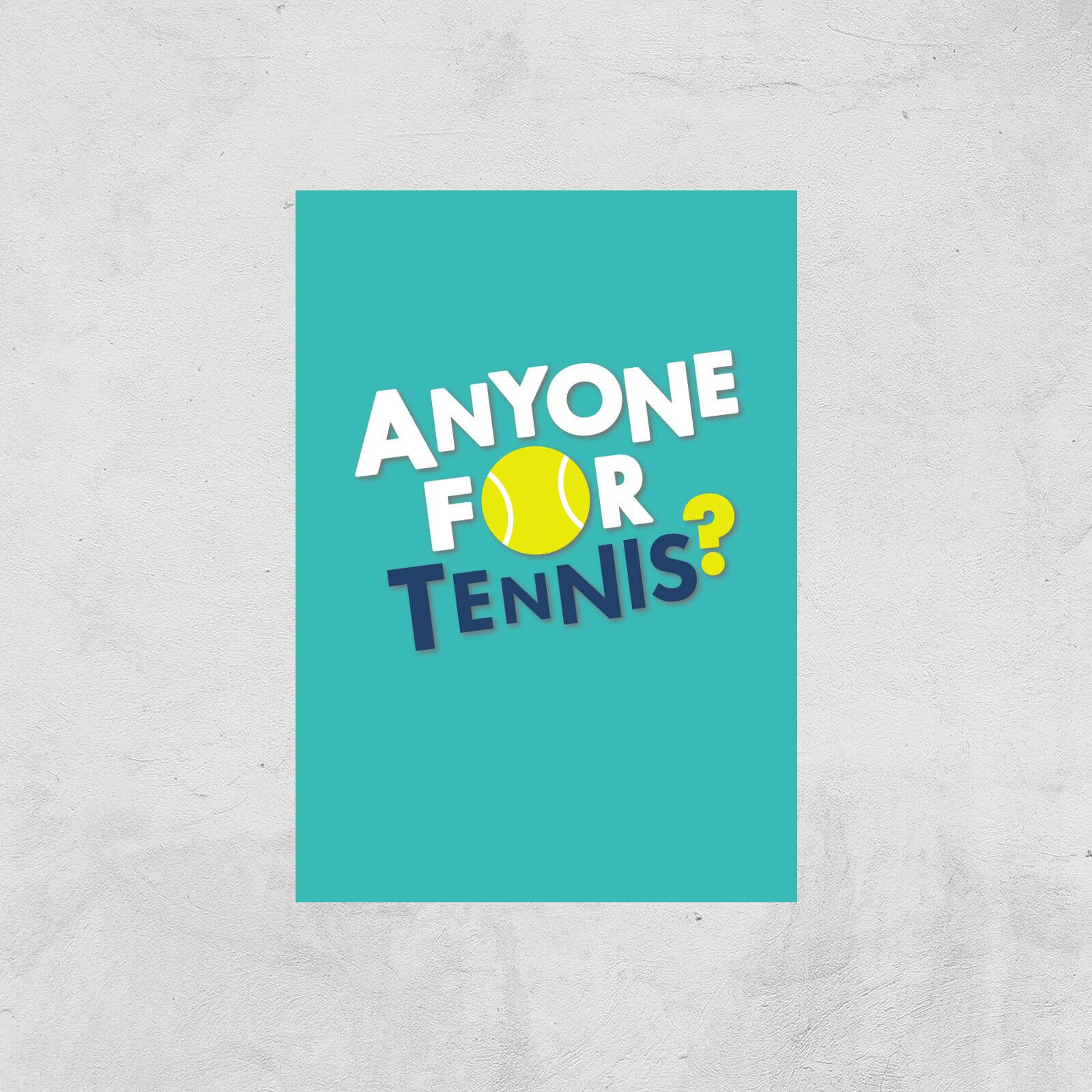 Anyone For Tennis Art Print - A3 - Print Only