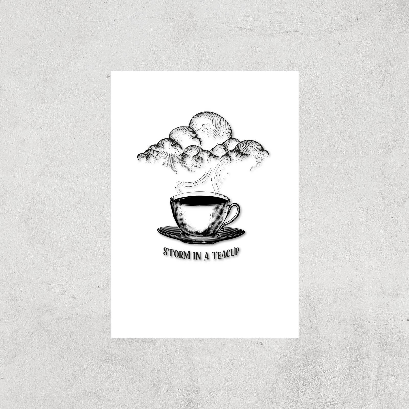 Storm In A Teacup Art Print - A3 - Print Only