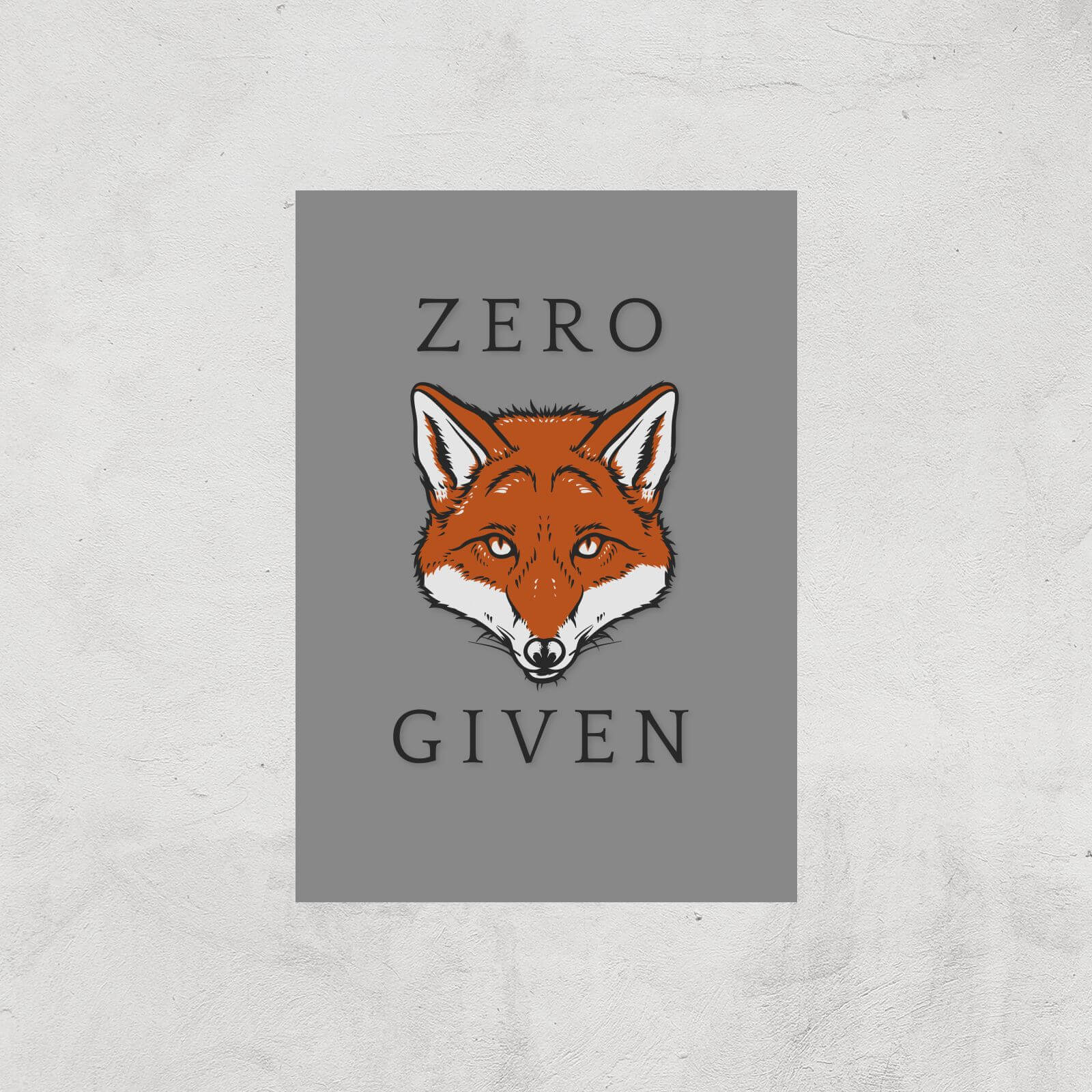 Zero Fox Given Art Print - A4 - Print Only