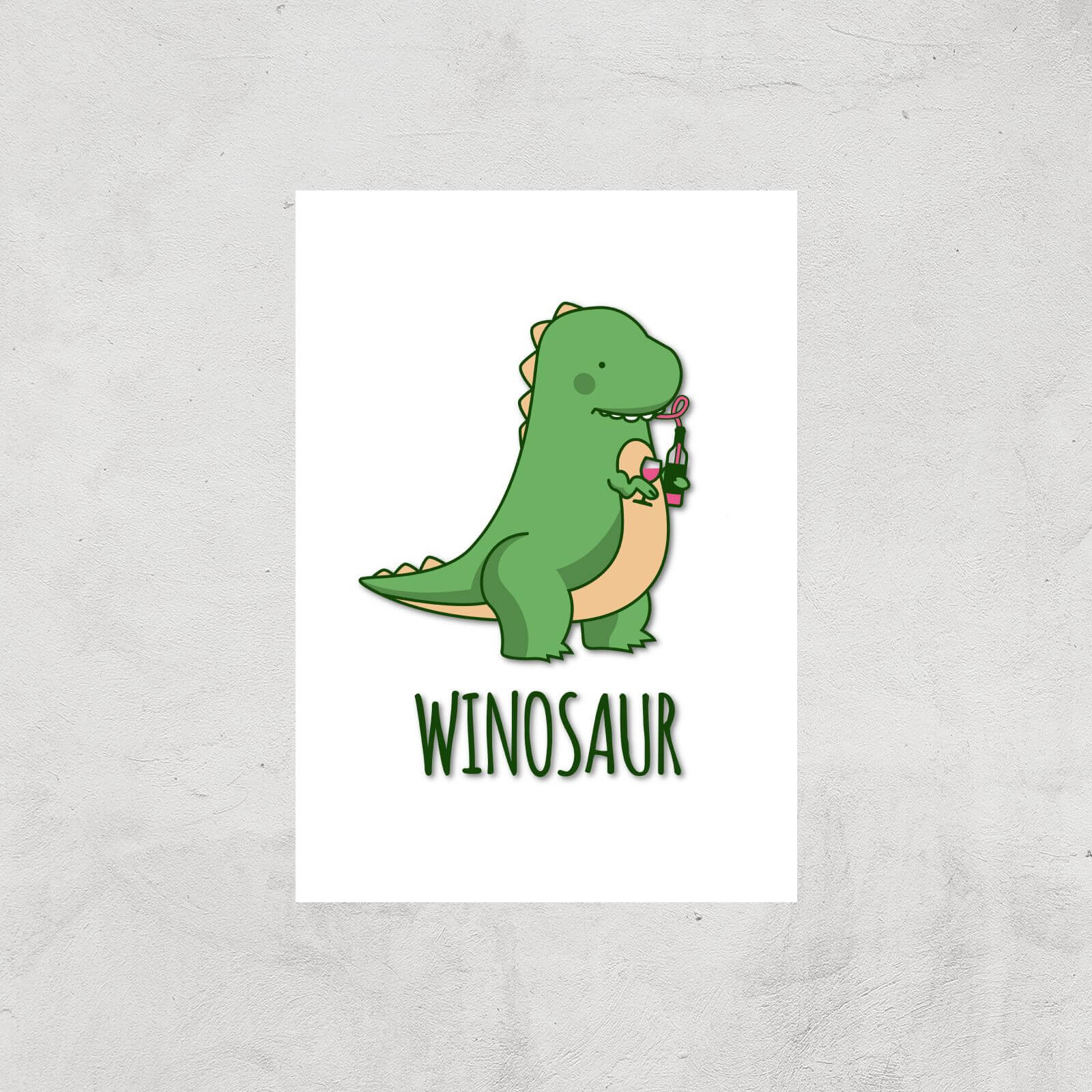 Winosaur Art Print - A3 - Print Only
