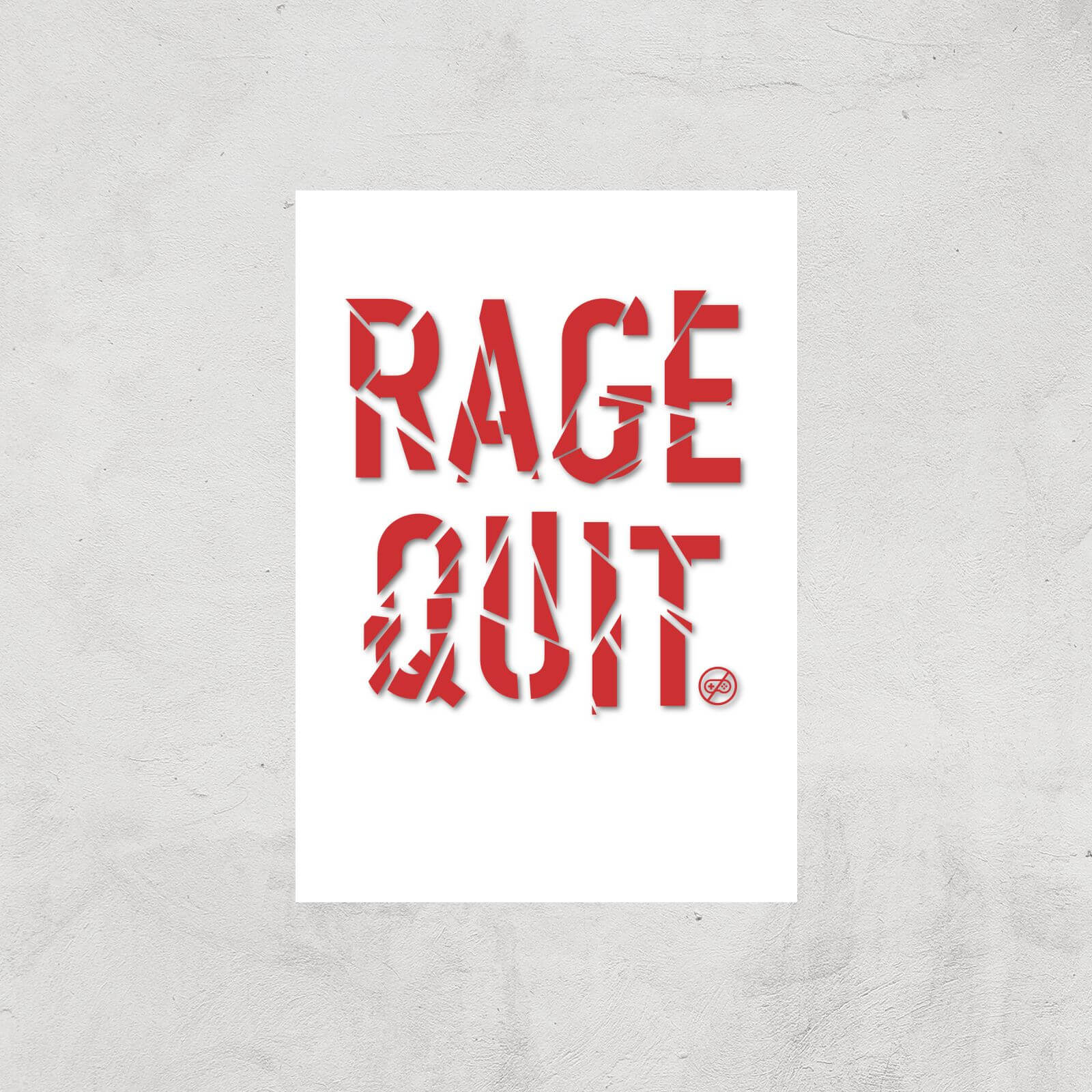 Rage Quit Art Print - A3 - Print Only