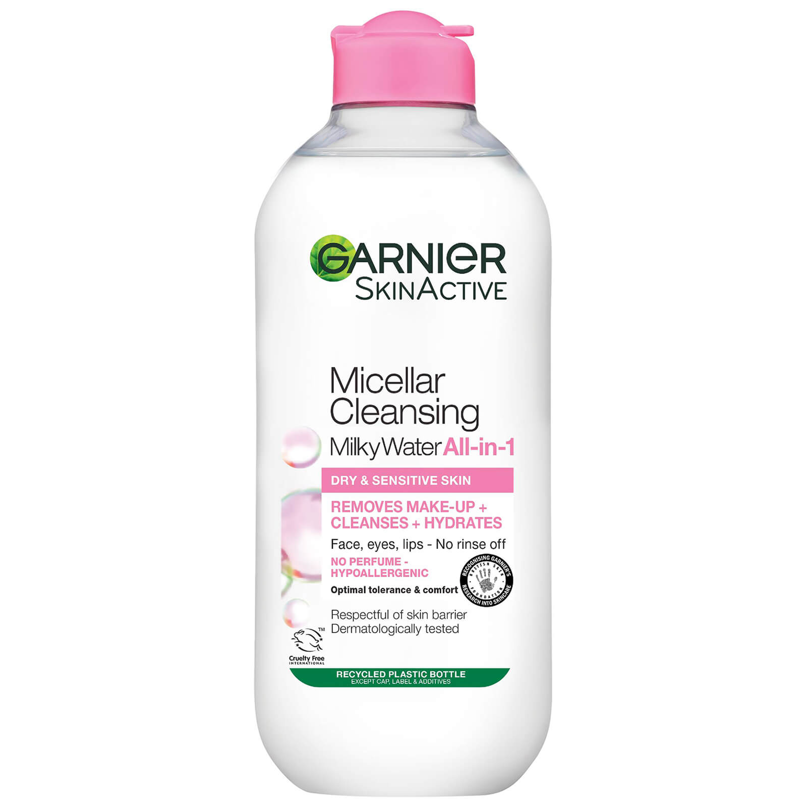 Image of Garnier Micellar Milk Cleansing Water and Makeup Remover 400ml