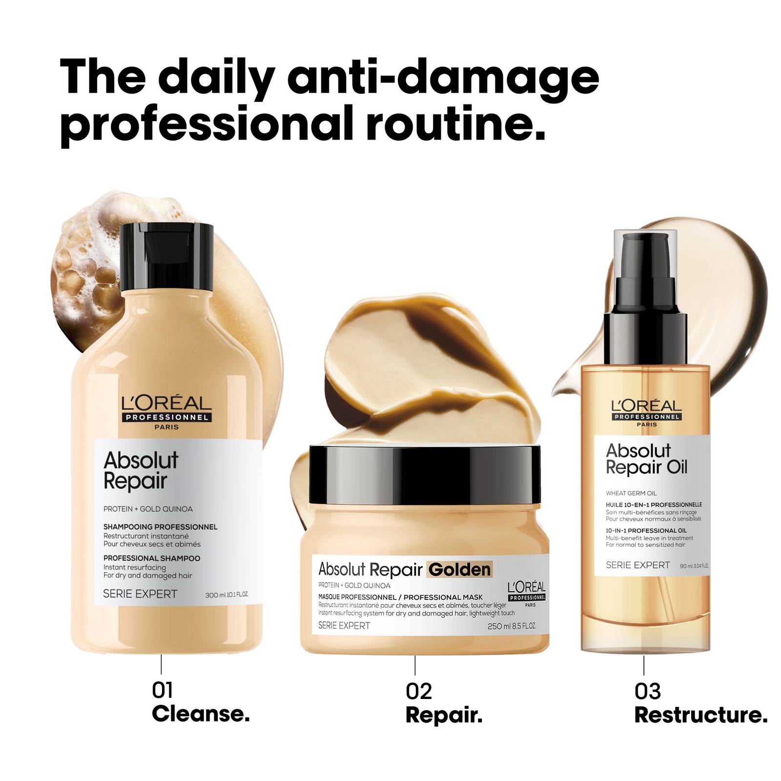 Thumbnail - L'Oréal Professionnel Serié Expert Absolut Repair Gold Leichte Maske 250 ml