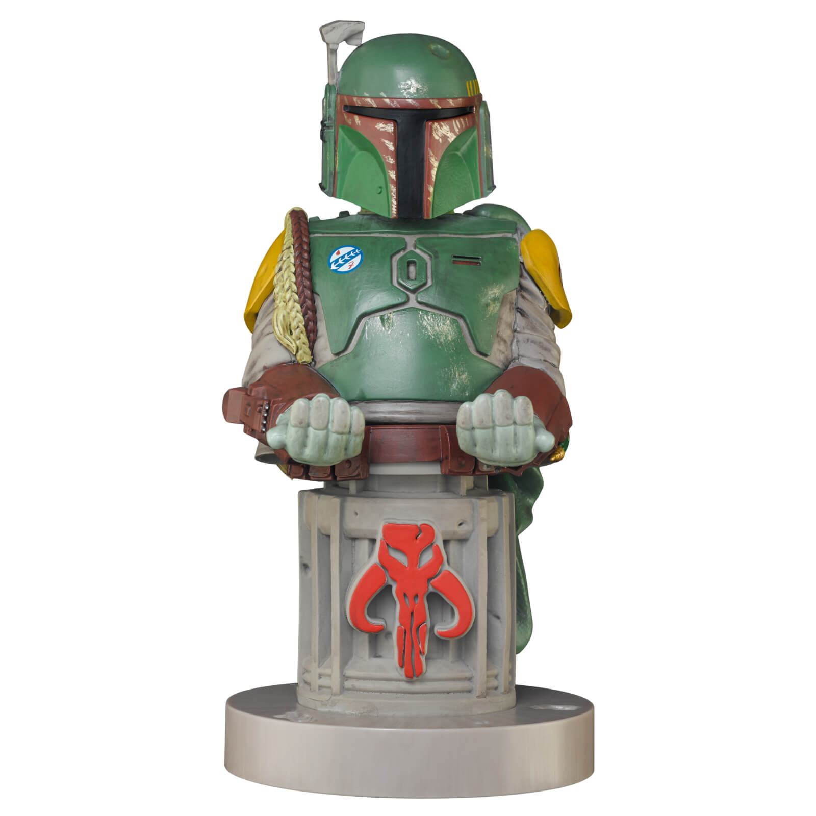 Image of Star Wars Collectable Boba Fett 8 Inch Cable Guy Controller and Smartphone Stand