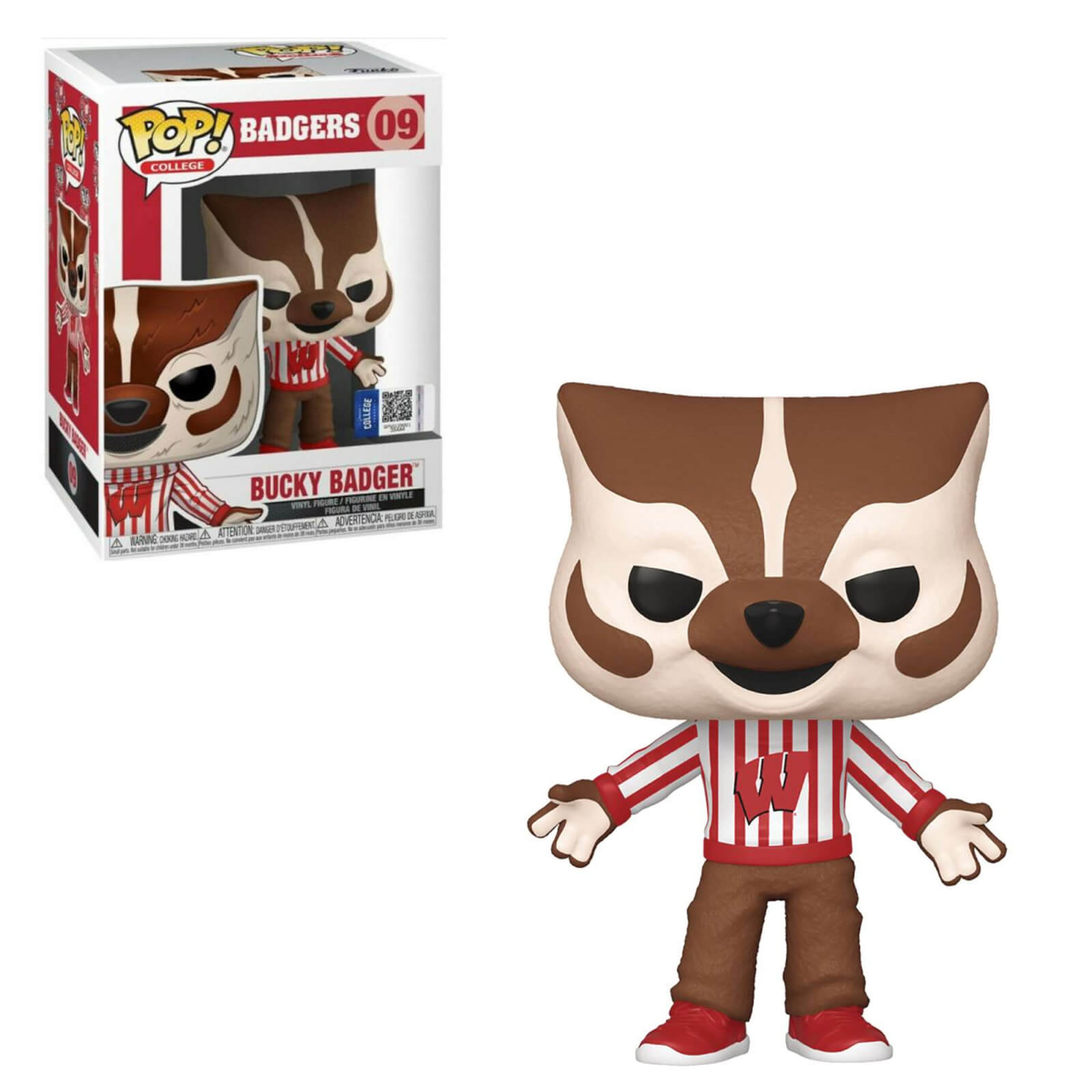 College Mascots University Of Wisconsin Bucky Badger Funko Pop! Vinyl