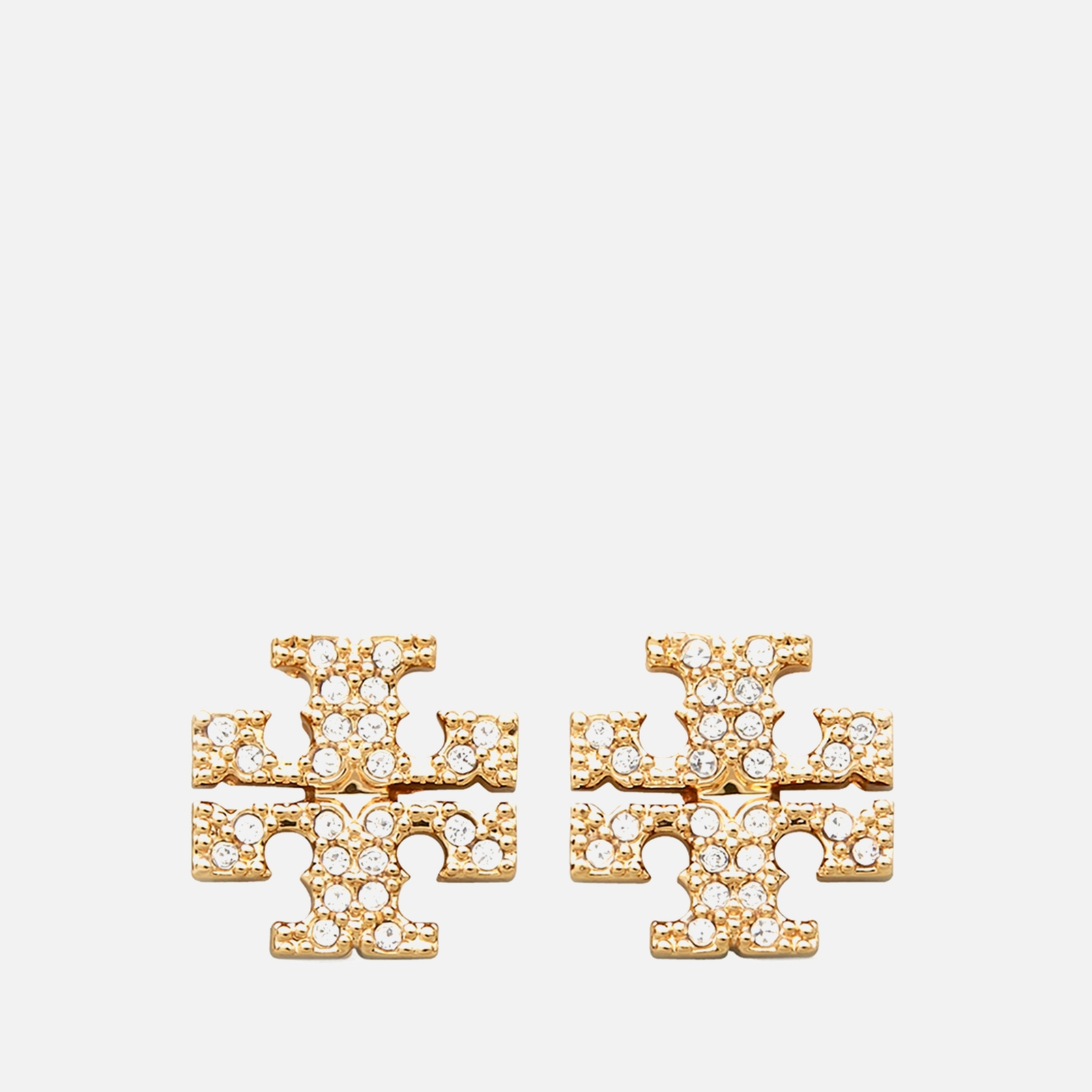 Tory Burch Women's Kira Pave Stud Earrings - Tory Gold