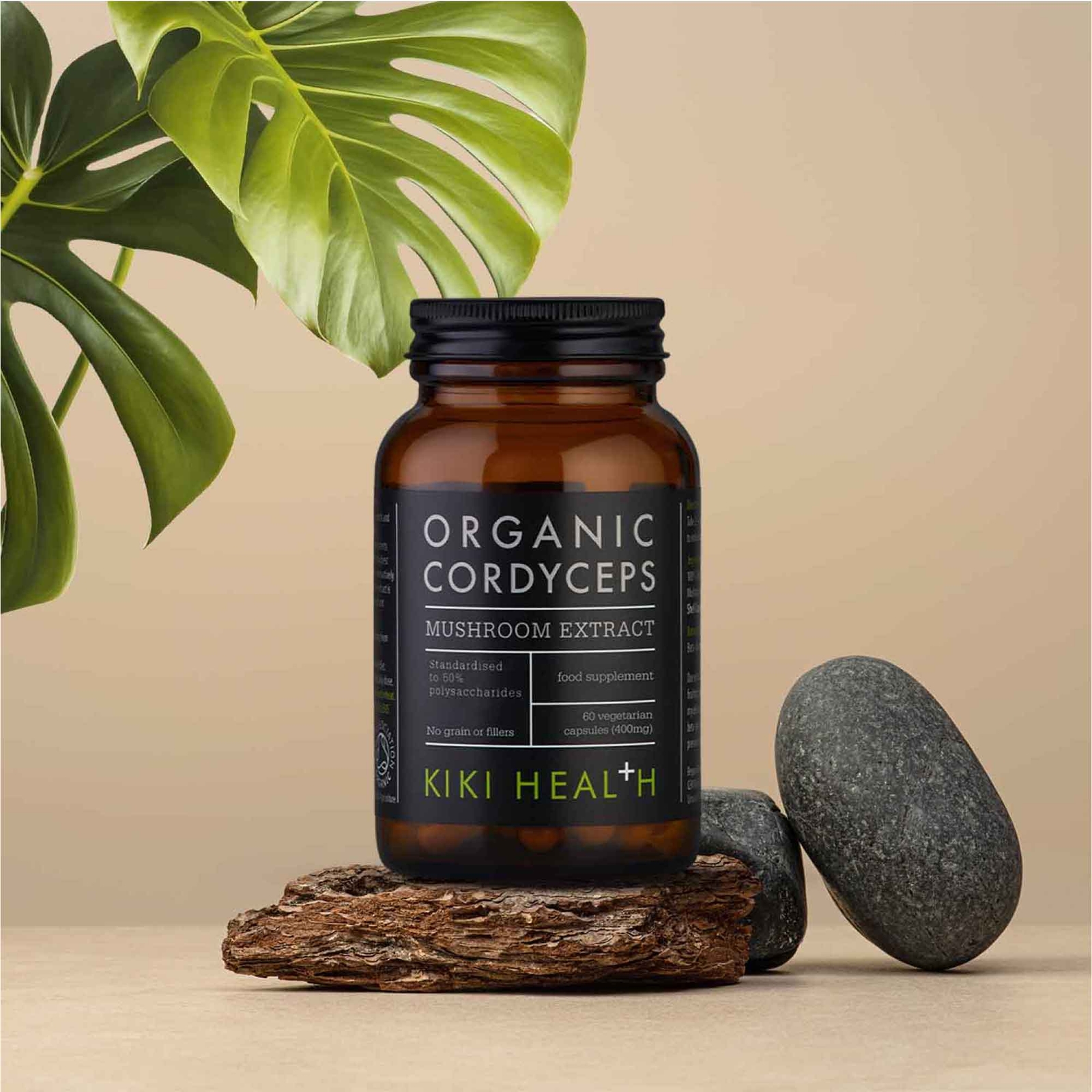 KIKI Health Organic Cordyceps Extract Mushroom (60 Vegicaps) KIKI Health Organic Cordyceps Extract Mushroom (60 Vegicaps)
