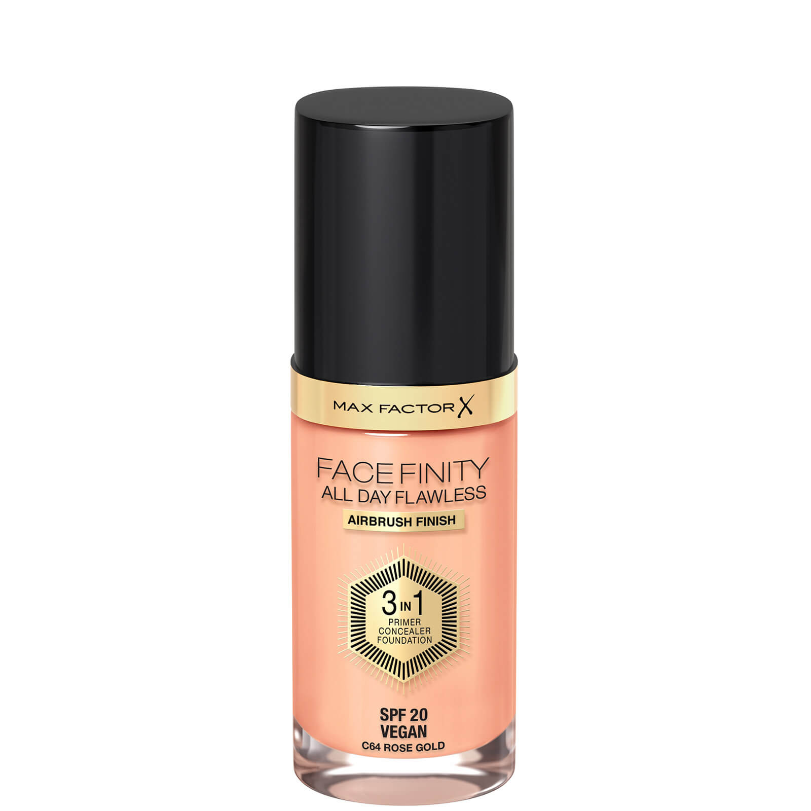 Max Factor Facefinity All Day Flawless Foundation 30ml (Various Shades) - Rose Gold