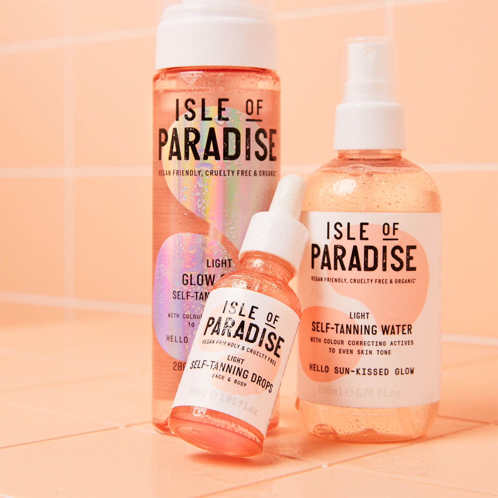 Thumbnail - Isle of Paradise Glow Clear Self-Tanning Mousse - Light 200ml