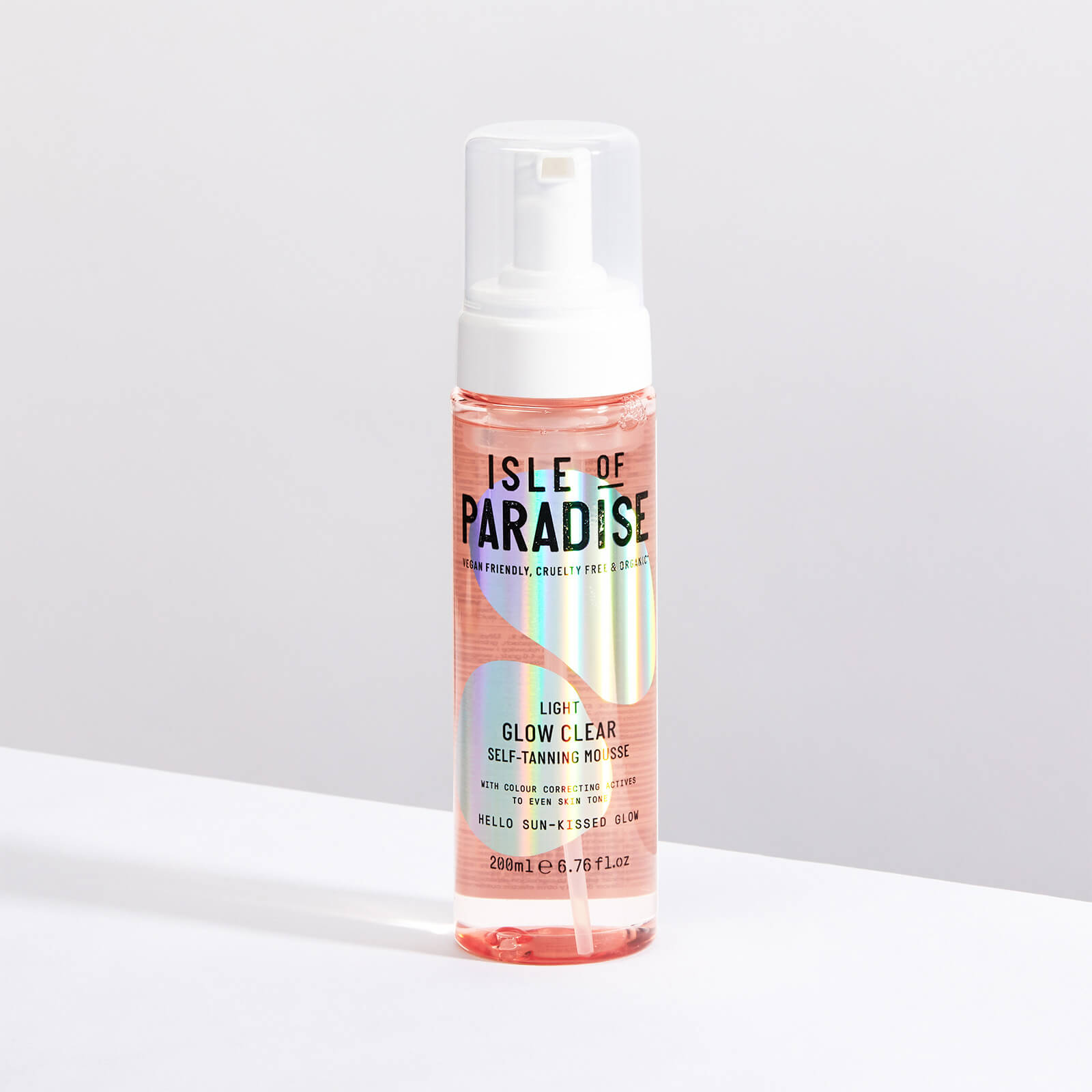 Thumbnail - Isle of Paradise Glow Clear Self-Tanning Mousse - Light 200ml