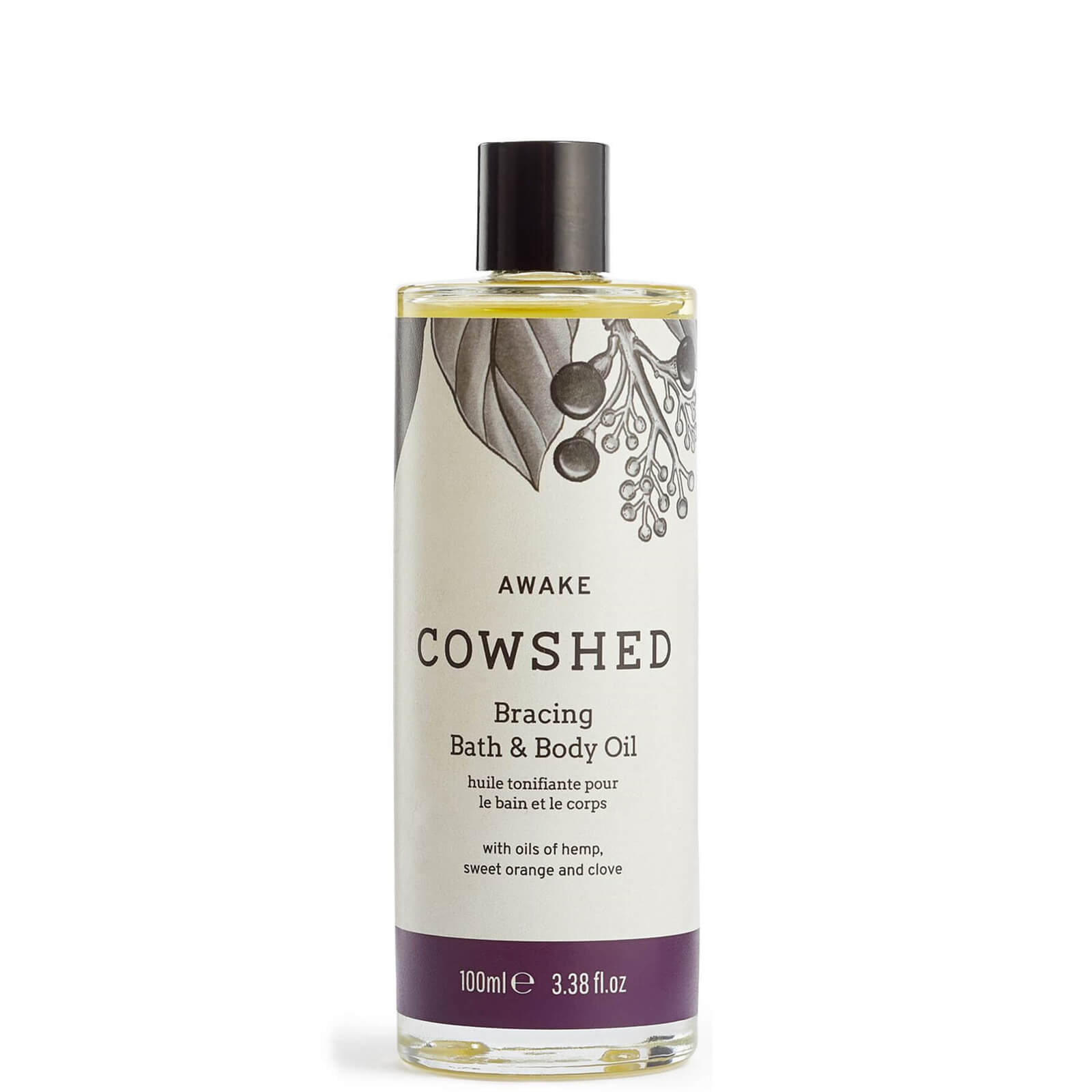 Image of Cowshed AWAKE Bracing Bath & Body Oil 100ml